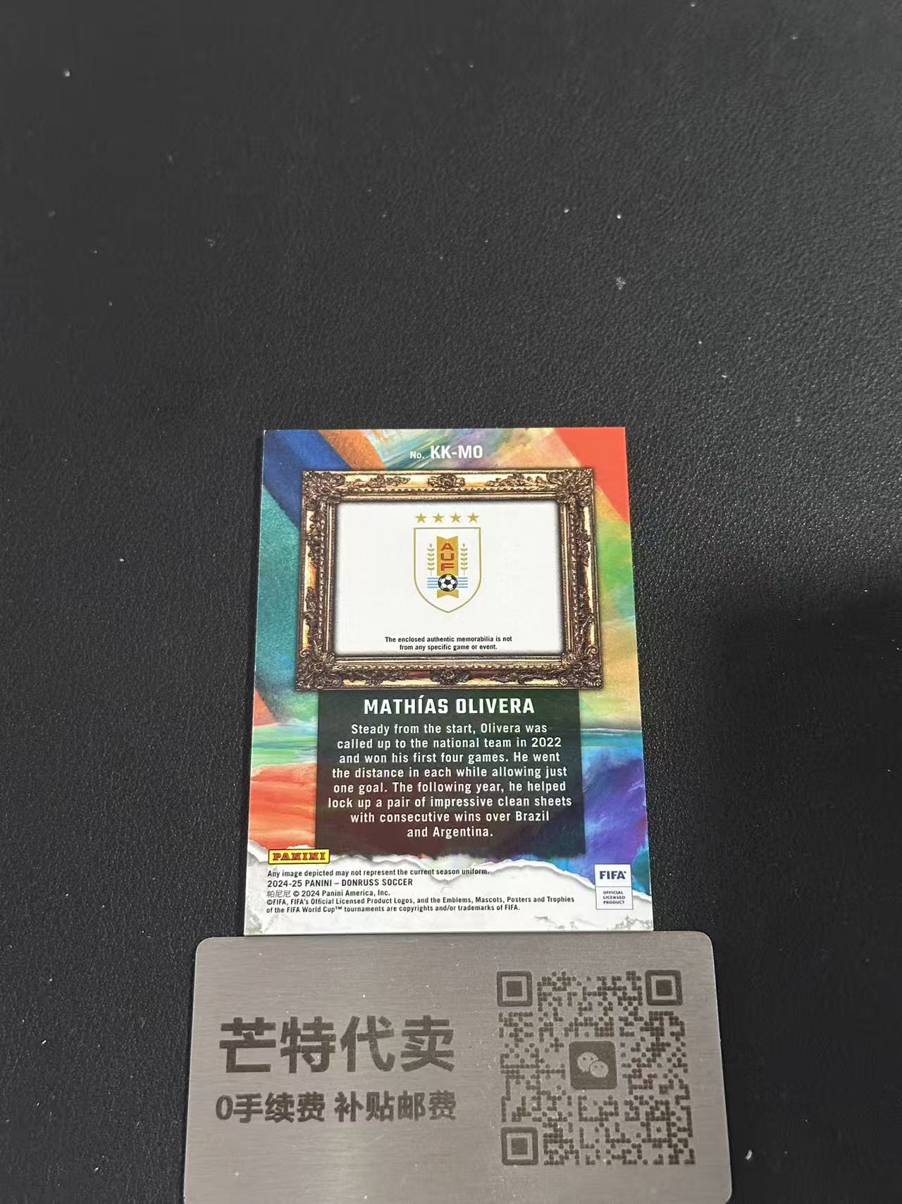【芒特代卖】 2024-25 Panini Donruss MATHIAS DLIVERA 杜蕾斯 油画 KIT KINGS 乌拉圭 马蒂亚斯·勒维克 物料