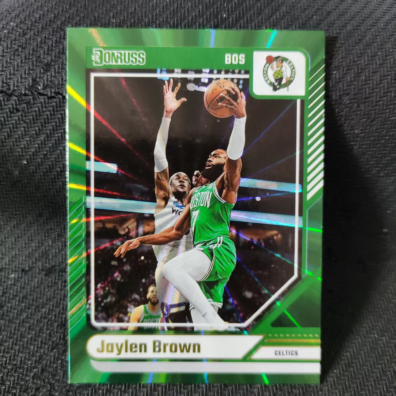 2024-25 Panini Donruss Jaylen Brown 杰伦 布朗 绿佛光折 折射 凯尔特人队 收藏必备 可累计 回收球星卡