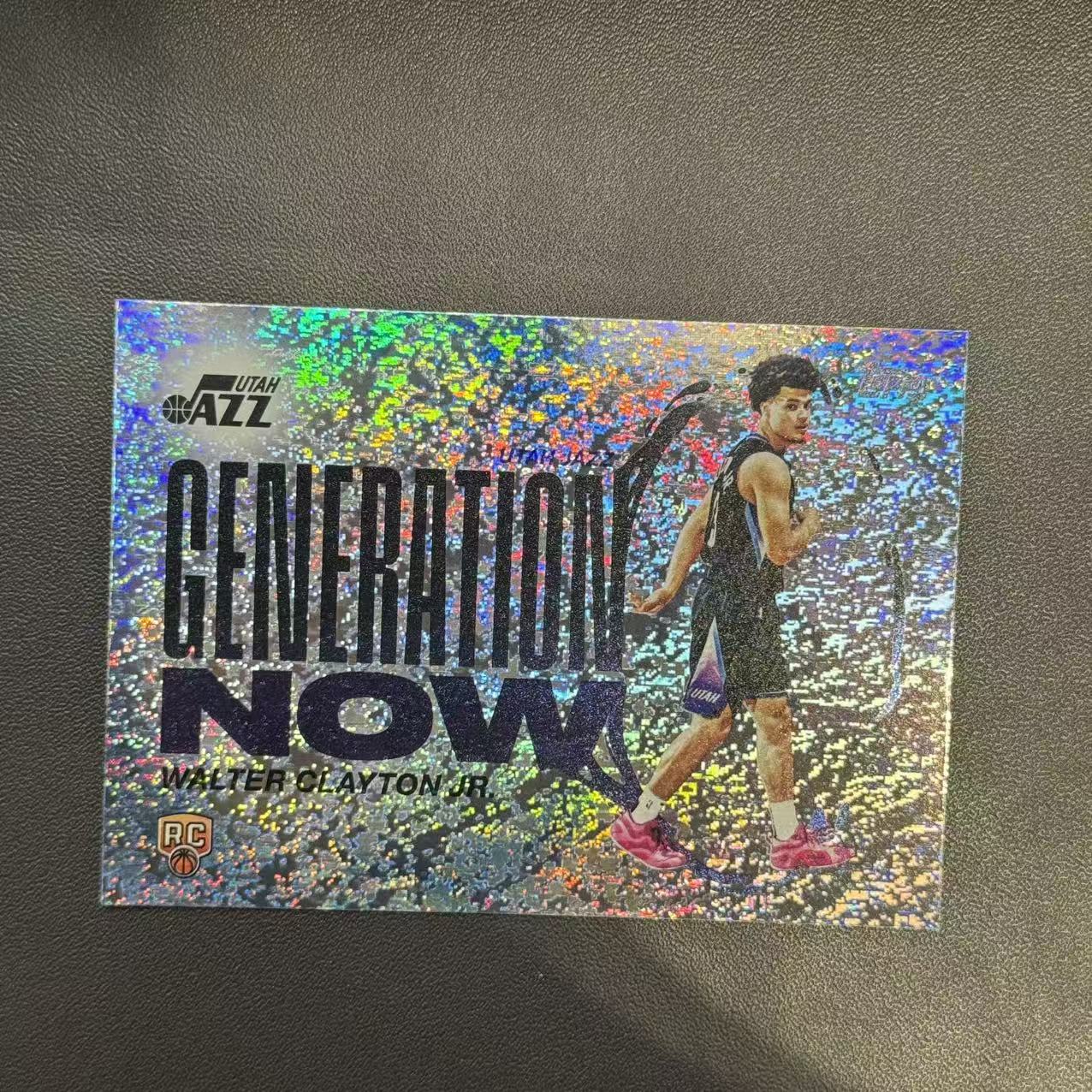 2025-26 Topps flagship WALTER CLAYTON JR. RC 【猴猴旺卡】爵士 新秀 小沃尔特·克莱顿 碎闪折 元年新产品 卡品如图 接代拍【叁叁】