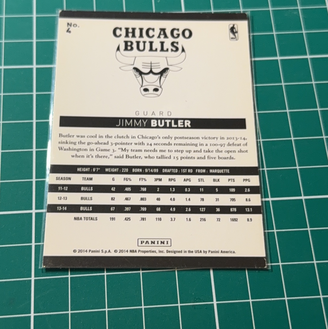 2014-15 Panini Americana Jimmy Butler S.p.a. 吉米巴特勒 十年老卡 绝版卡 稀有base