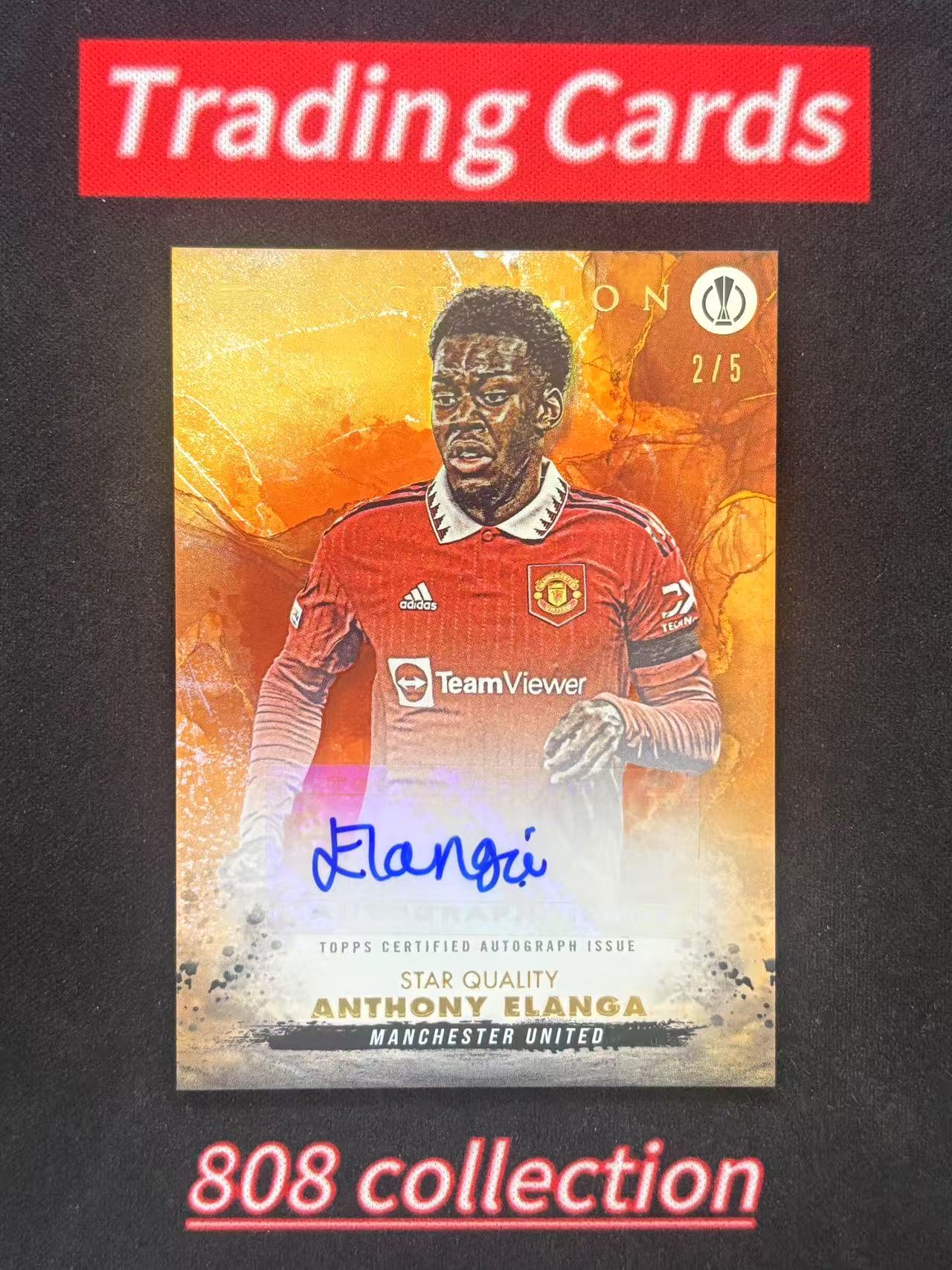 2022-23 Topps Inception Anthony Elanga [808零手续] 欧冠 盗梦空间 安东尼 埃兰加 2/5编 超低 ...