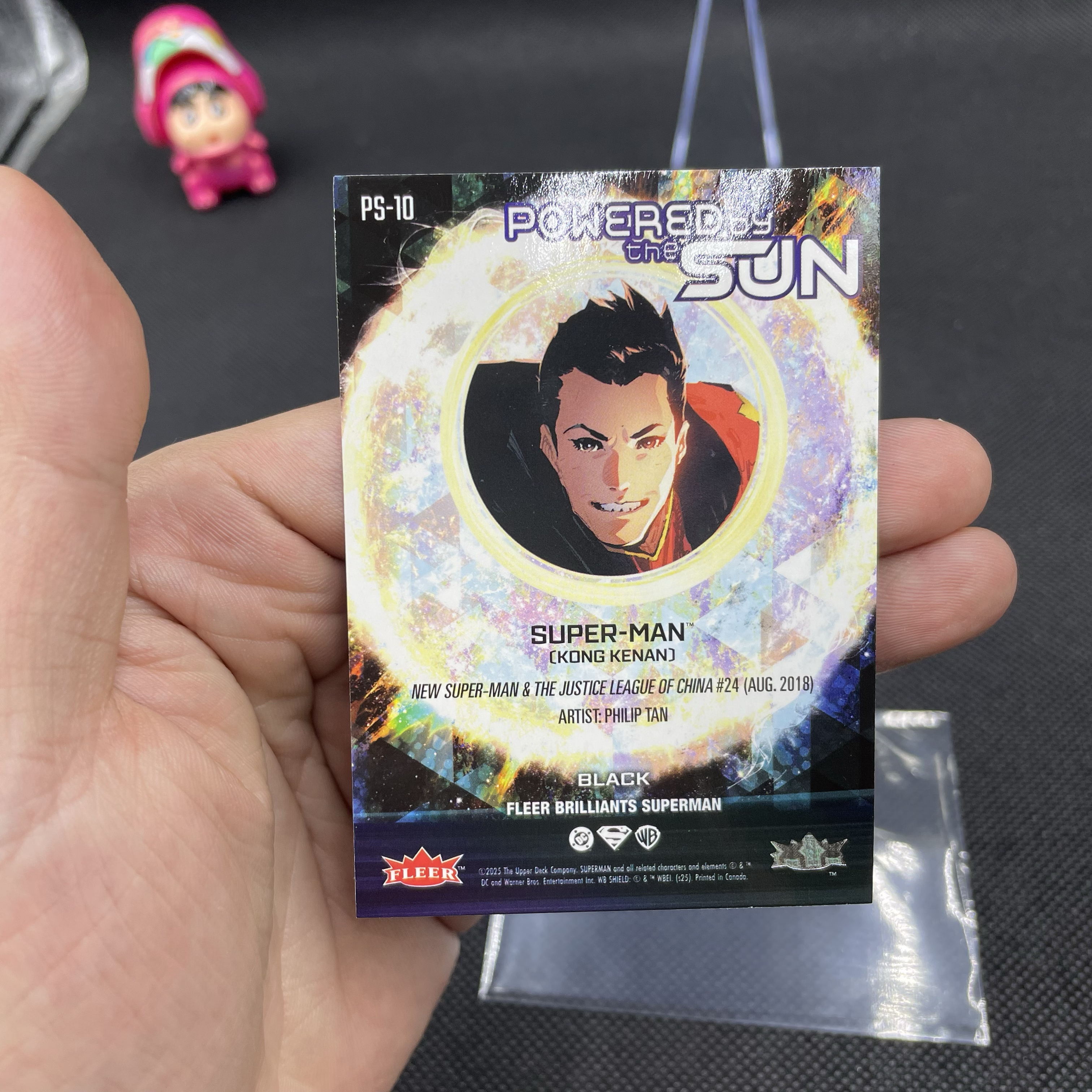 2025 Fleer Marvel(MCU) Super-Man 【无界代卖】DC超人系列 超人 Powered by the Sun特卡 黑碎冰折 品如图 不累计 猫