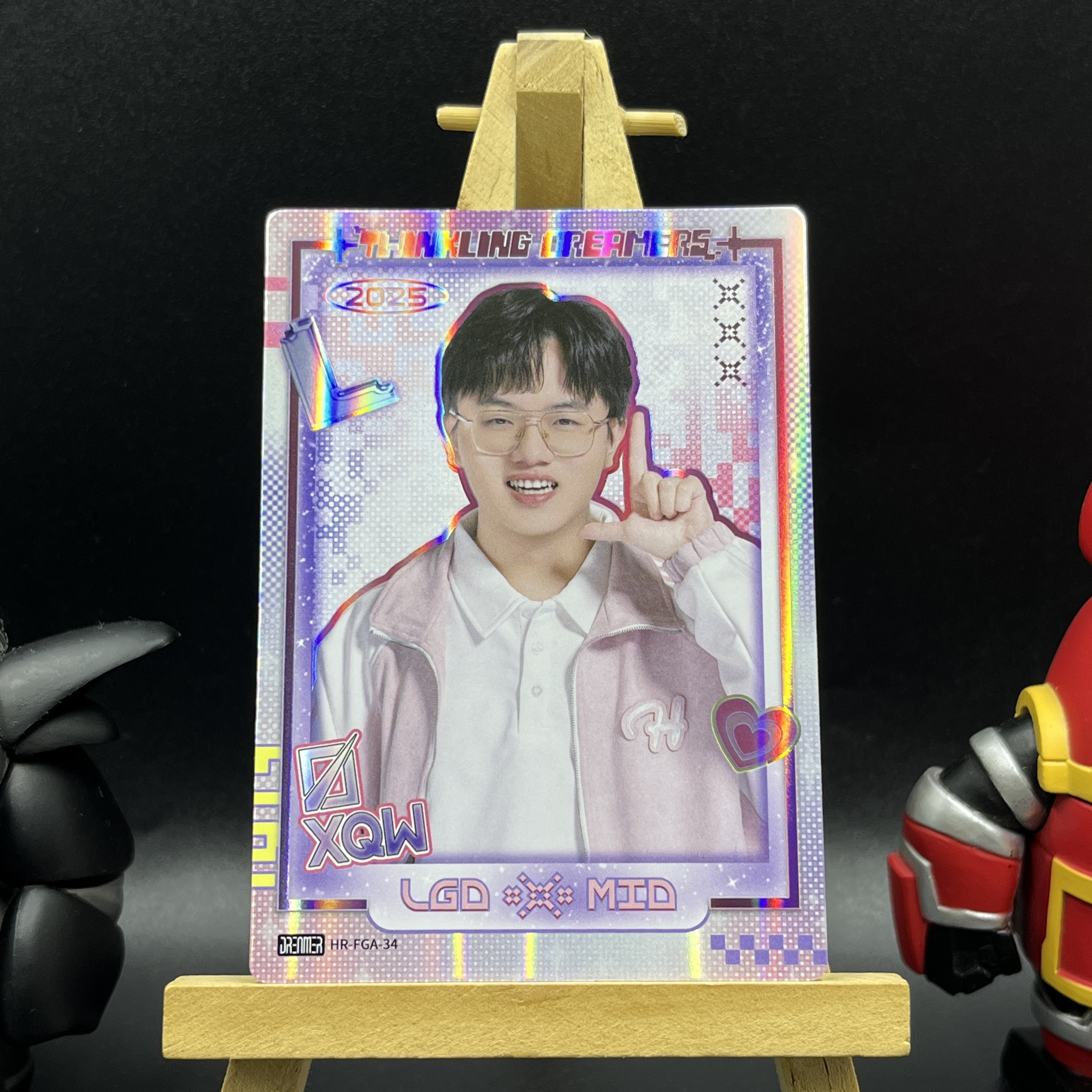 【KabuDa不累计】2025 Buffun 不凡玩品 英雄联盟 星火逐梦 LPL 选手卡 LGD Xqw 人生四格特卡