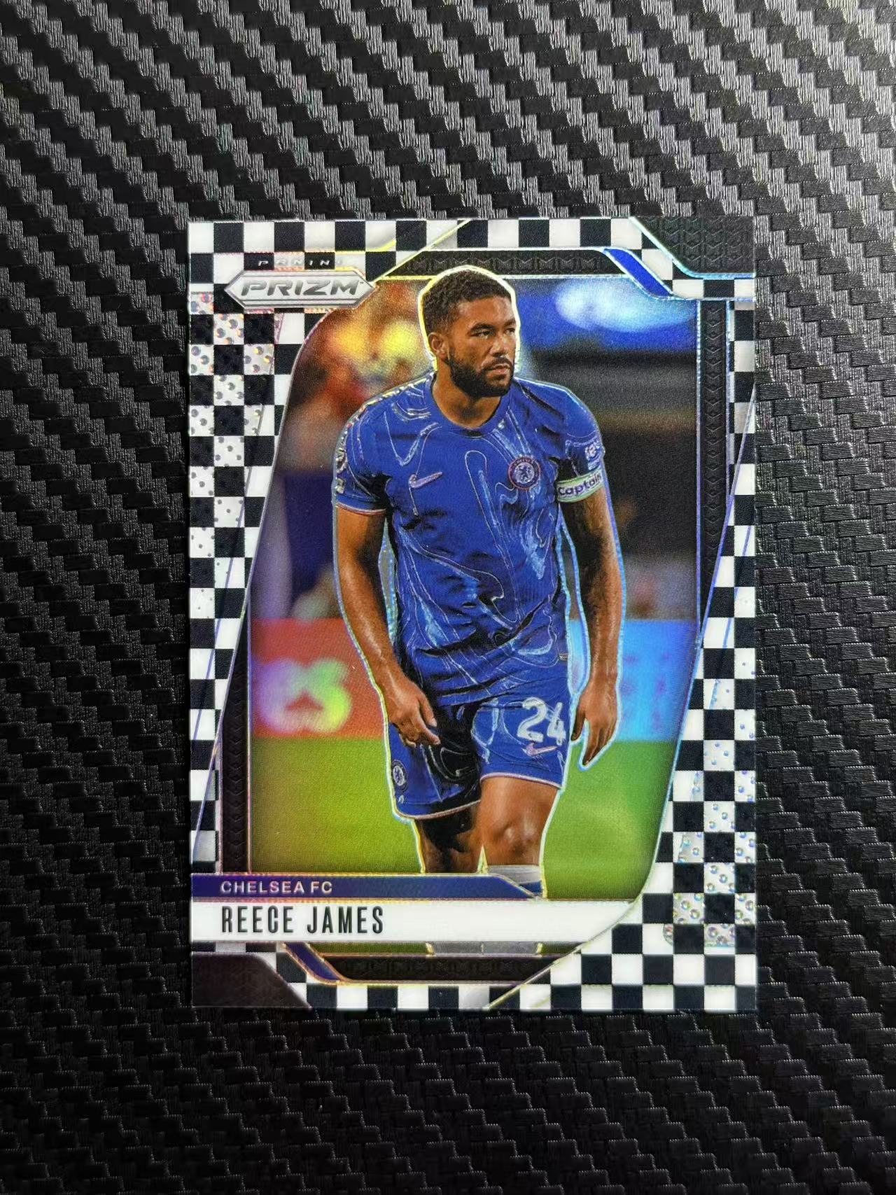 2024-25 Panini prizm Reece James 英超PZ 里斯 詹姆斯 切尔西 英格兰 黑白棋盘折 卡品如图 拍前看描述