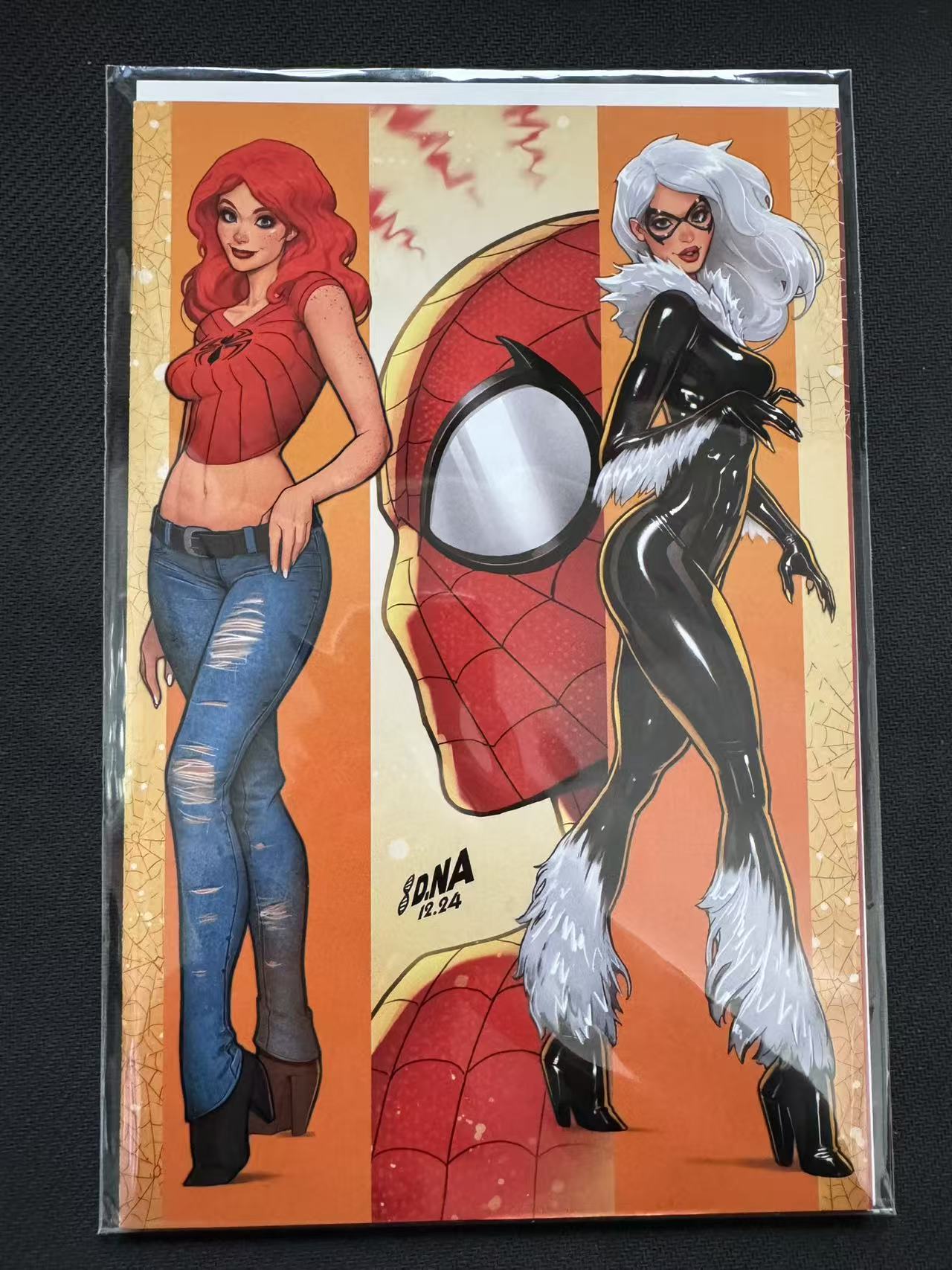 2025 Marvel 美漫 期刊杂志 蜘蛛侠 黑猫 玛丽简 处女变体 官方漫画 美漫期刊 杂志书刊 变体、贸易、小标 带膜带背板