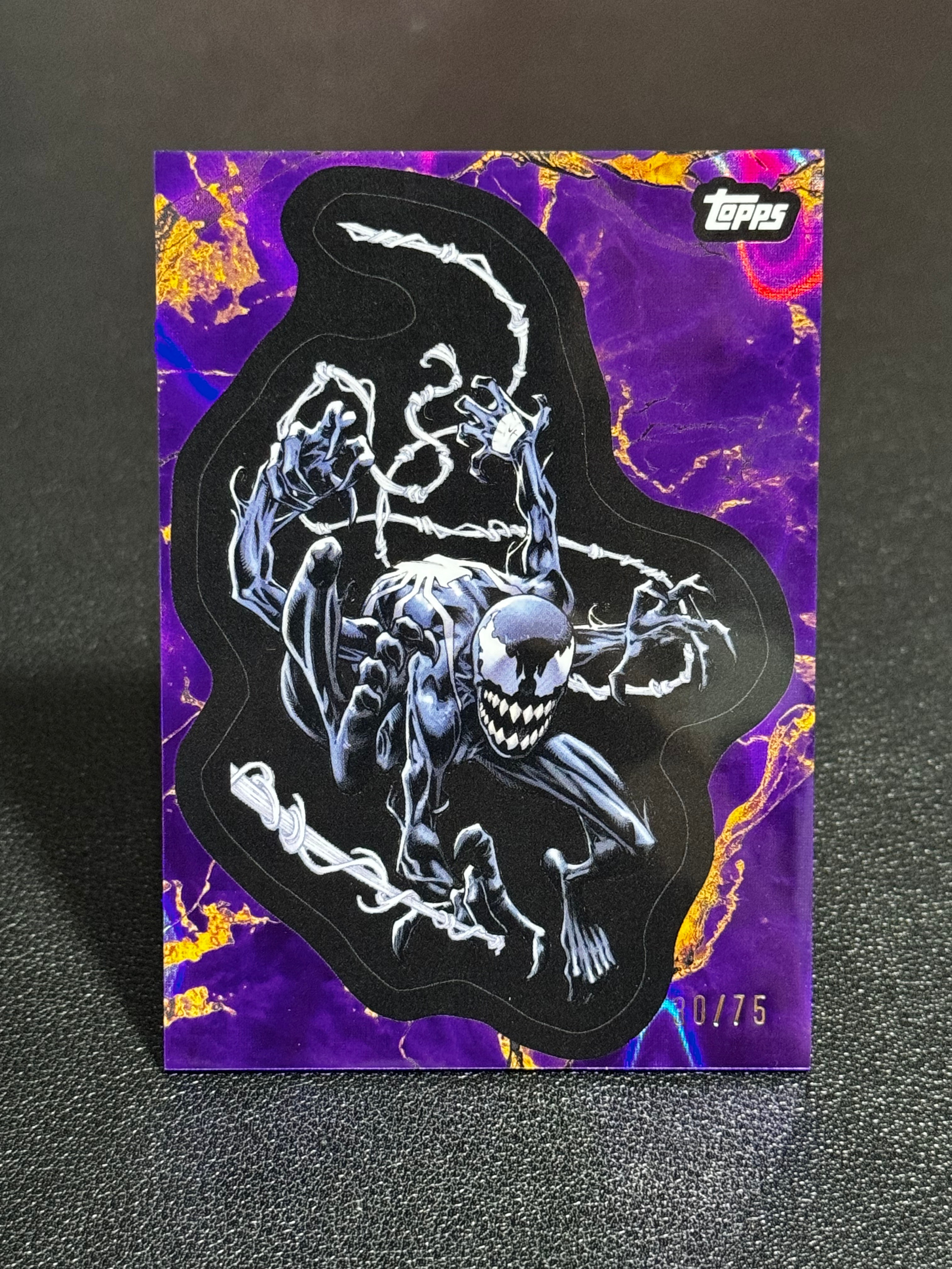 2025 Topps Marvel (MCU) Comic Book Heroes 1975 黄金年代 漫威 紫折 熔岩折 75编 Spooky-man #145 LWDG