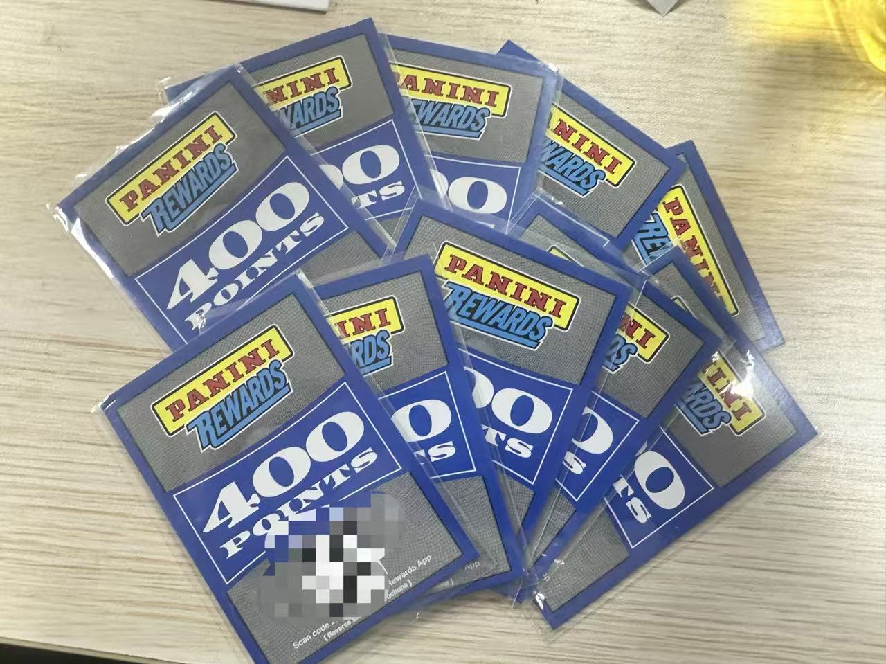 2024-25 Panini prizm 400积分卡 10张 共4000积分 帕尼尼积分 可在官网进行兑换 发卡不发码
