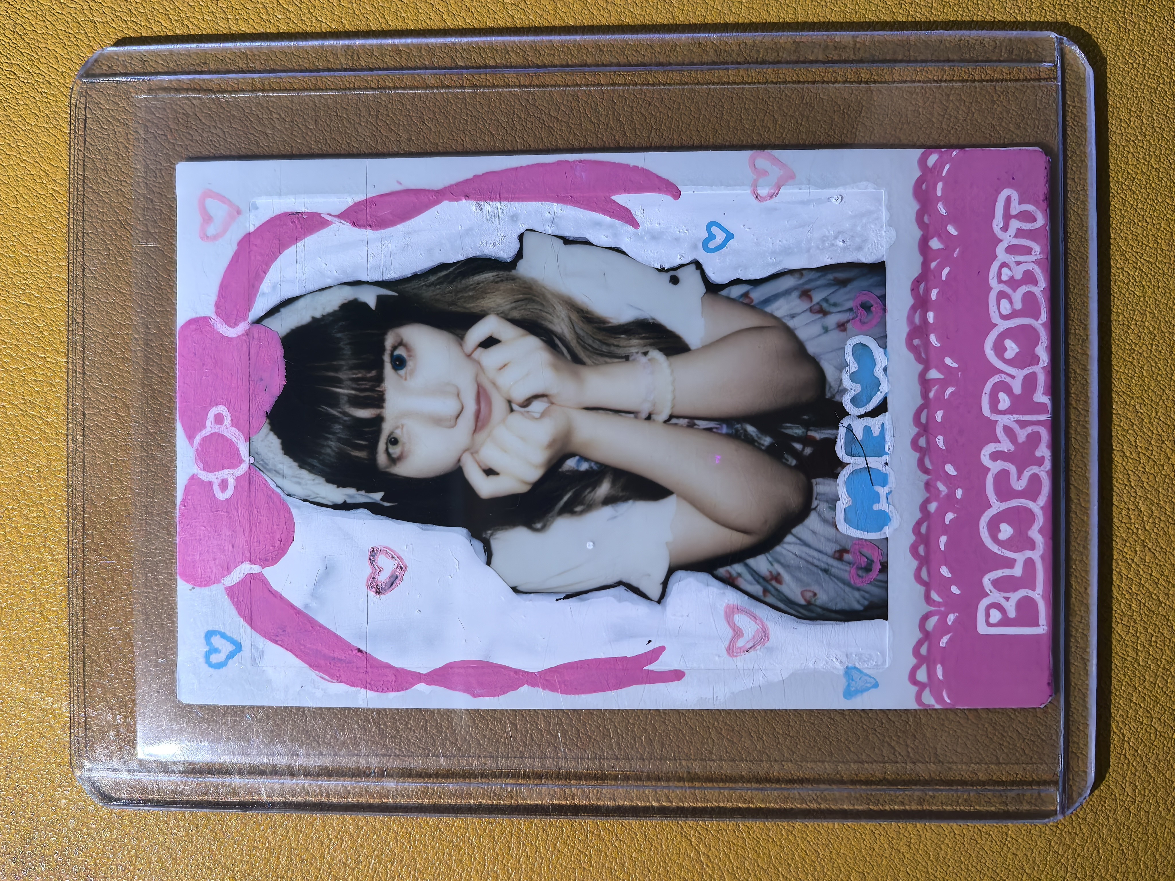 日本偶像艺人【日本代购】拍立得卡签完美签字 实卡超好看绝版稀有美女车模妹卡