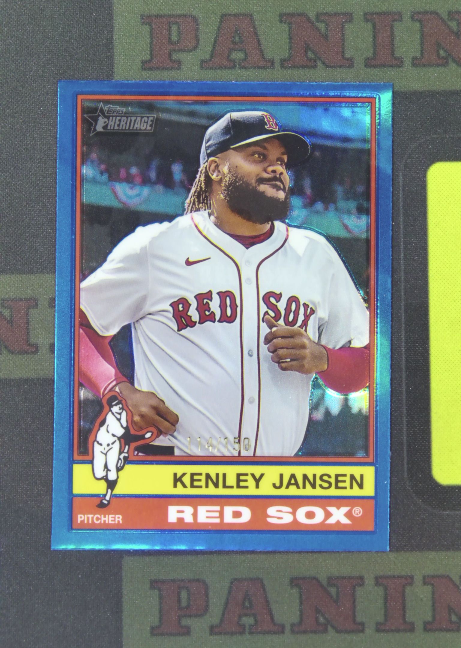 2025 Topps Heritage Kenley Jansen Nirvana Project 肯利 詹森 波士顿红袜 114/150 蓝折 折射 遗产 卡品如图 收藏必备 吴¥