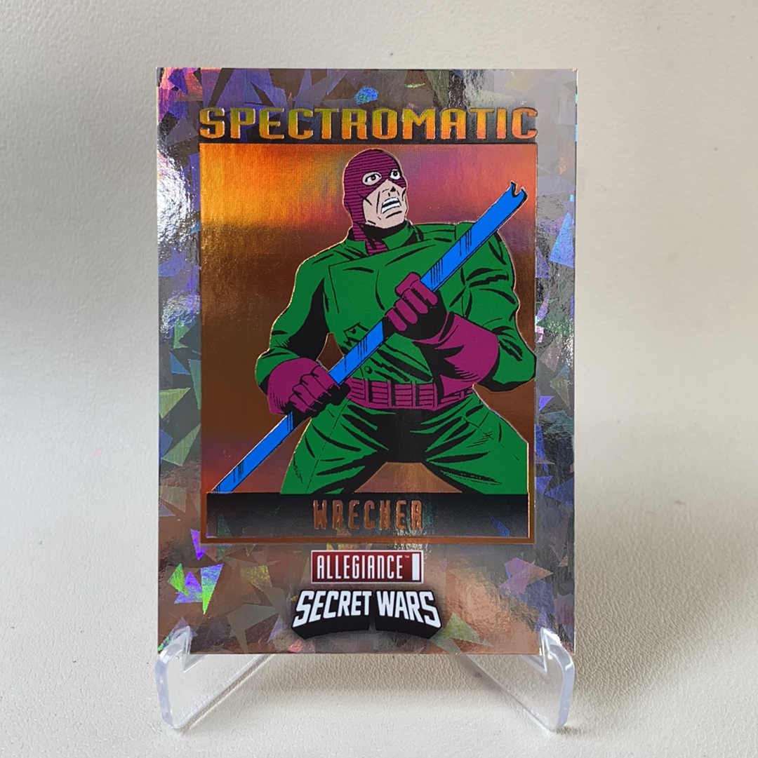 【弈卡代拍】 2023 Upper Deck Marvel漫威Allegiance 忠诚 秘密战争 大比例 特卡 橙碎冰折 破坏者 20/99编 品相如图 凑套必备 风暴