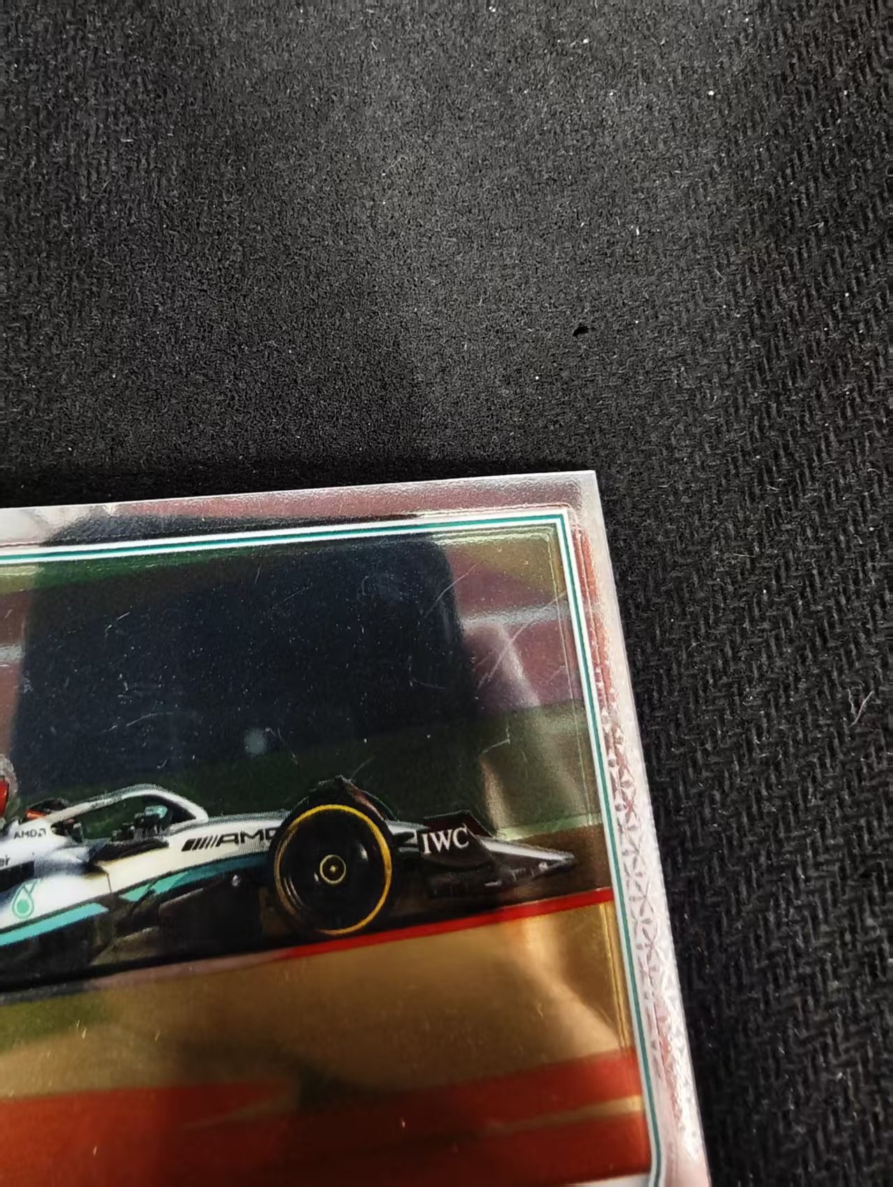 2022 Topps Chrome F1 George Russell 乔治 拉塞尔 梅奔 划痕 边角瑕疵#112