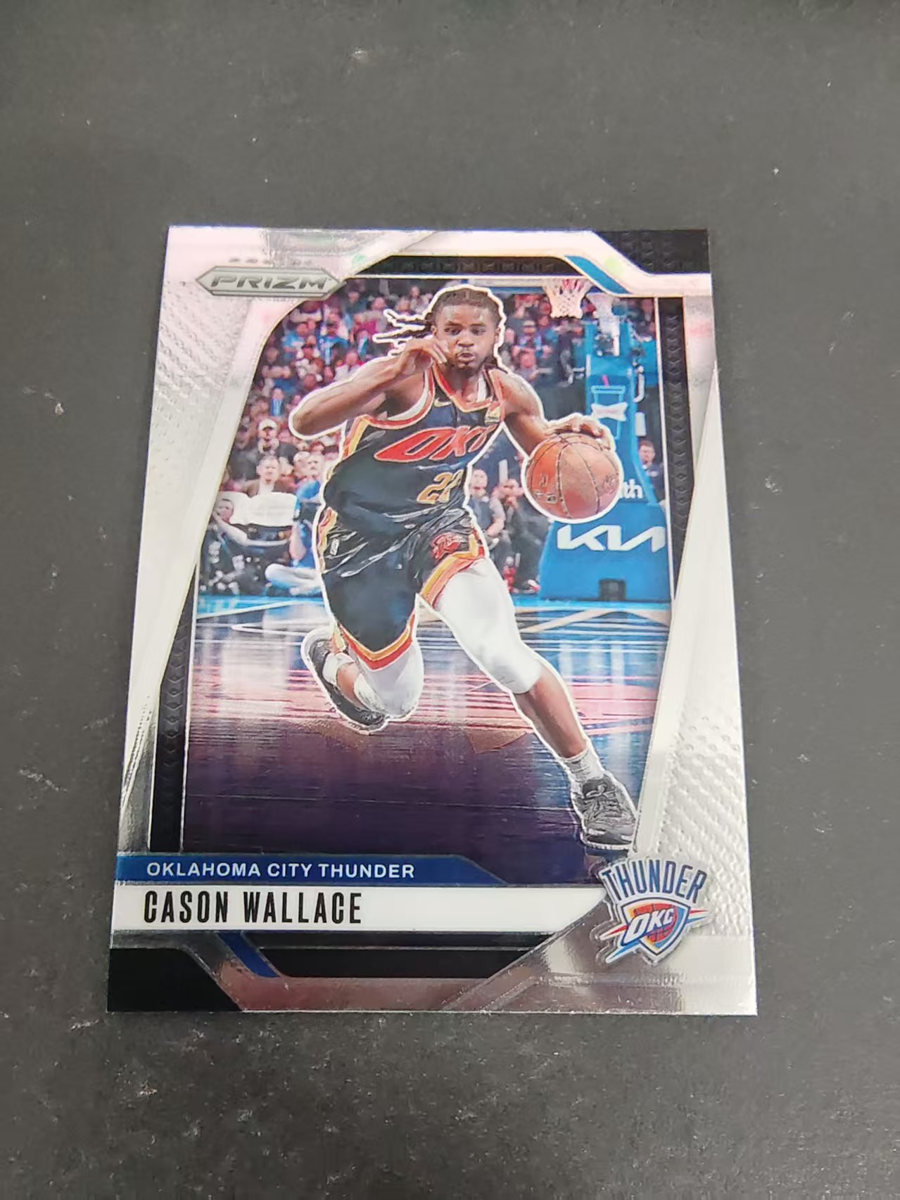【可合并,不累计】2024-25 Panini Prizm Cason Wallace 雷霆 卡森 华莱士 PZ 划痕 边角瑕疵 #212