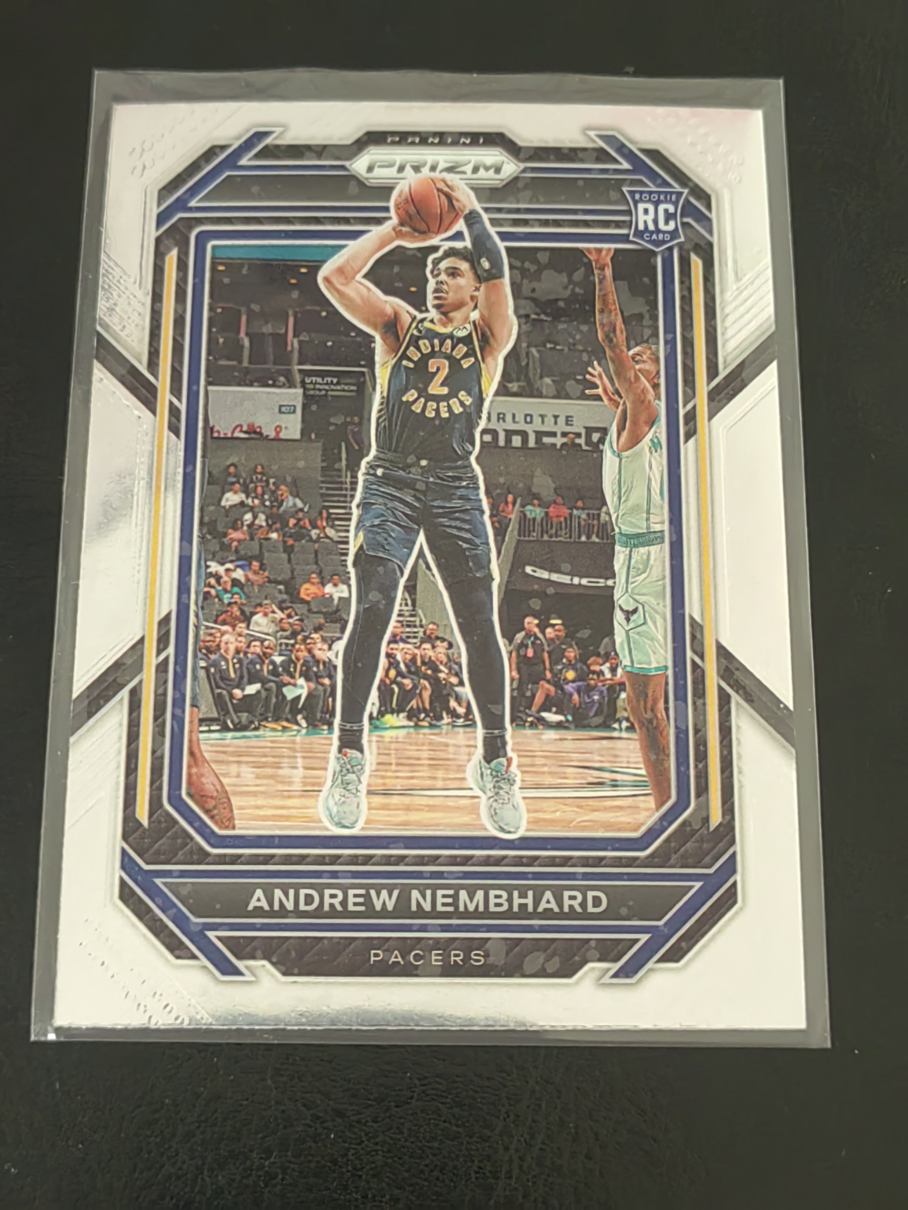2022-23 Panini Prizm Andrew Nembhard RC PZ 安德鲁·内姆哈德 新秀 步行者 第一张 篮 白边白角 不保卡品 卡品如图
