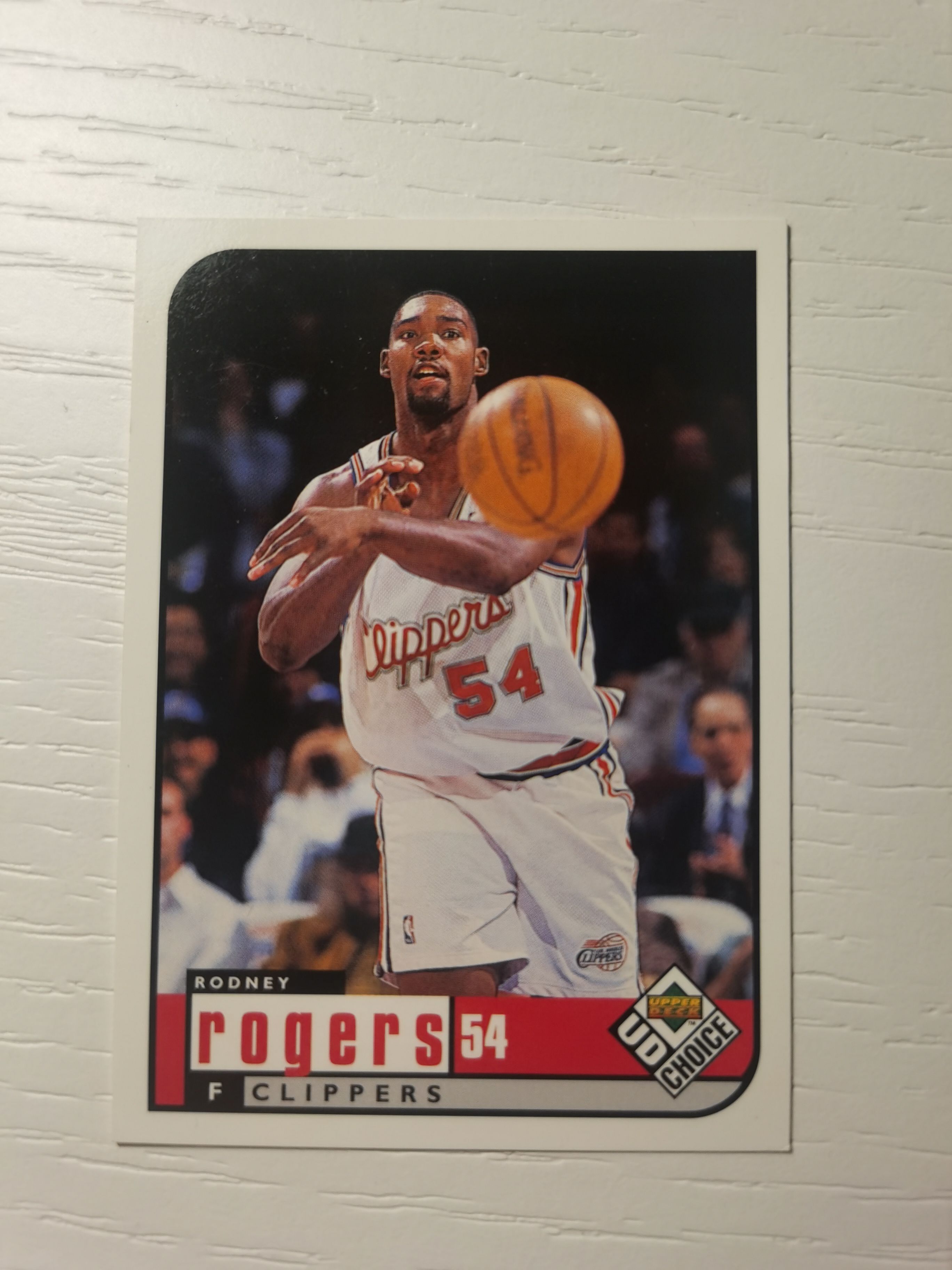 1998-99 Upper Deck Collector's Choice Rodney Rogers 1998-99 罗德尼-罗杰斯 UD 00年最佳第六人 快船 掘金 太阳 硬通货 极具收藏价值