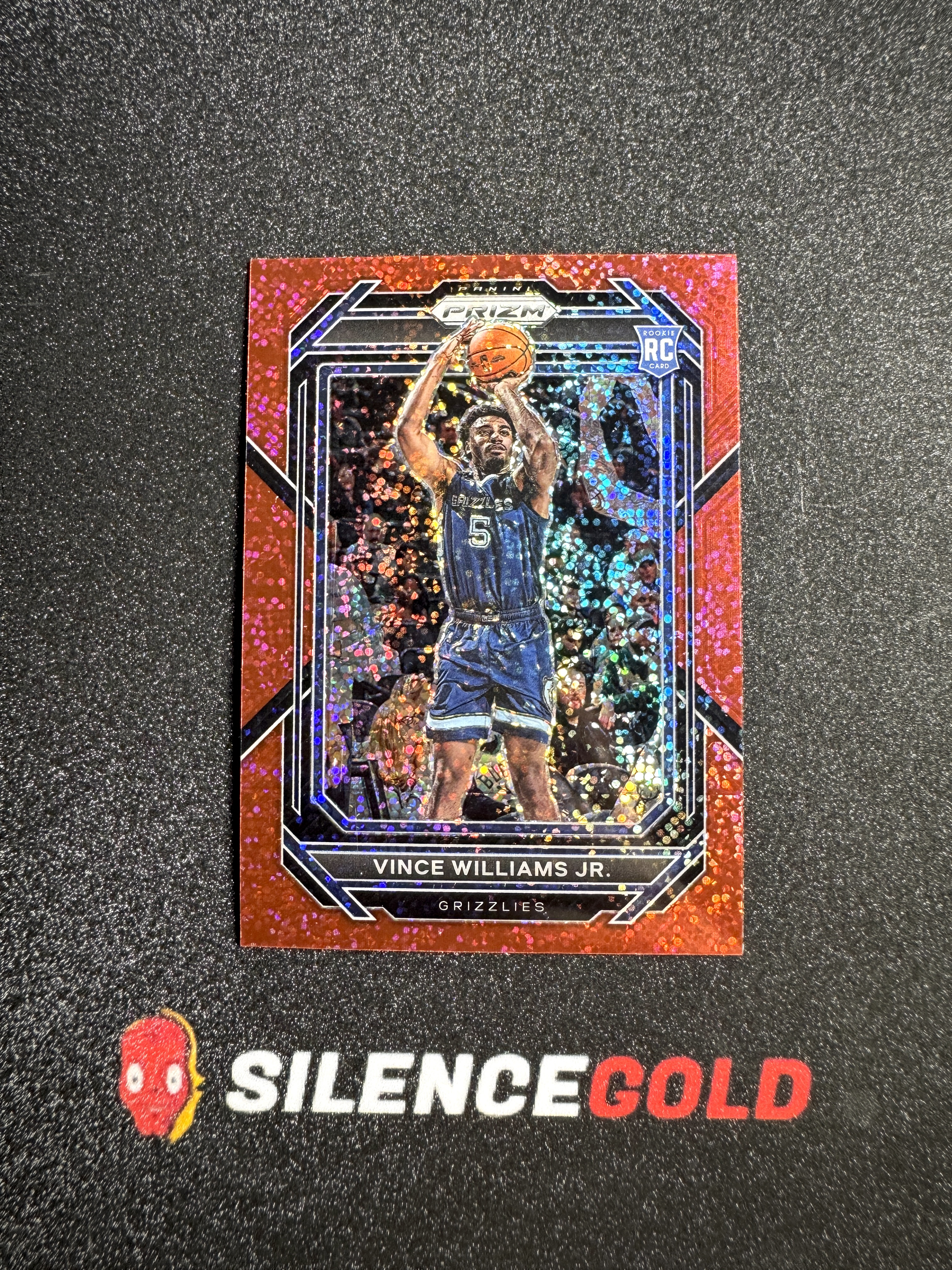 2022-23 Panini Prizm Vince Williams Jr. RC 小文斯 威廉姆斯 灰熊 紅色泡泡 折射 泡泡折Pz 未來可期 收藏必備【默金代拍】