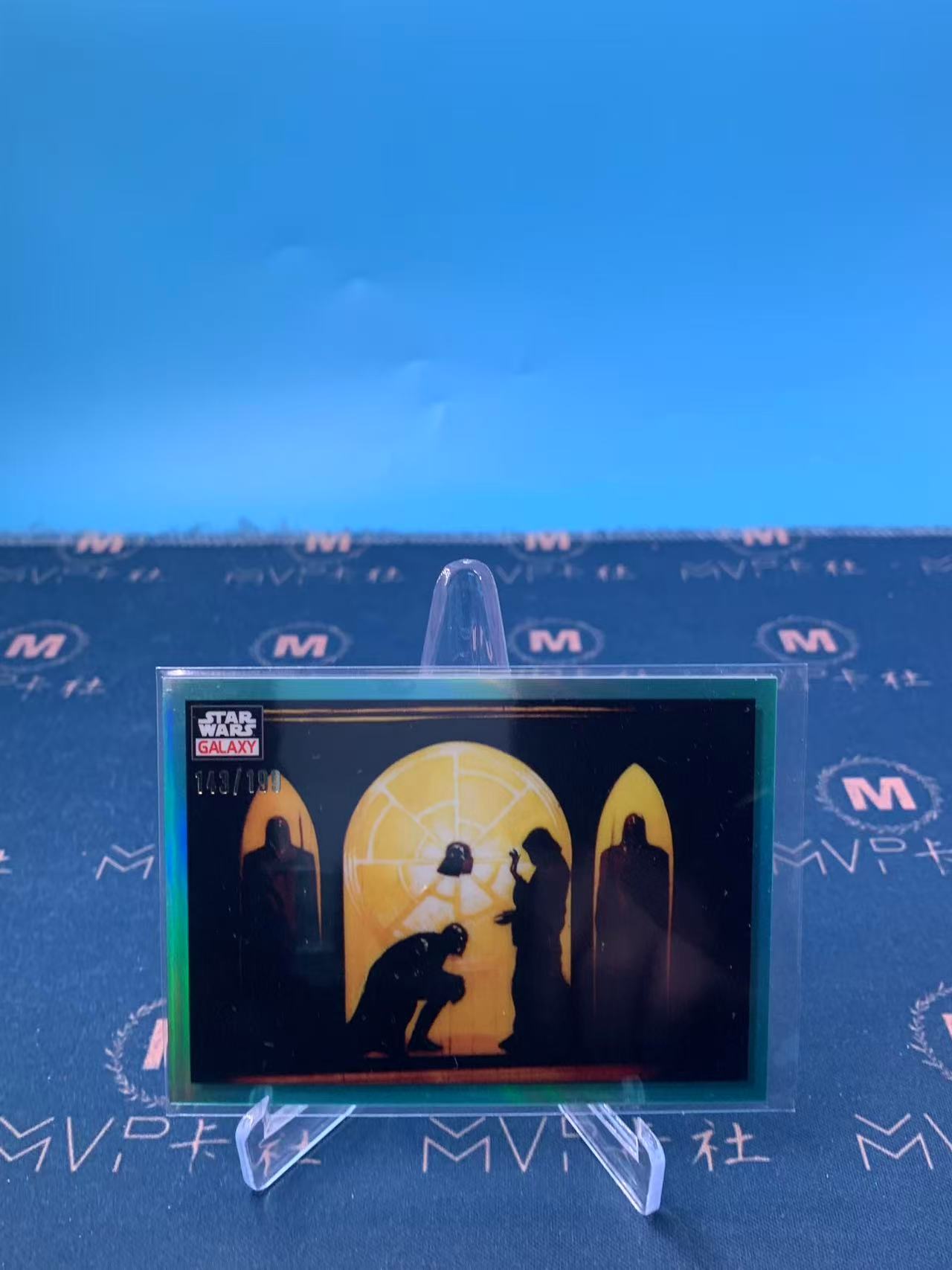 2023 Topps Star Wars 星球大战 【MVP拍卖】 143/199编 青折射 Galaxy 达斯·维达 Darth Vader 凑套必备 漩涡