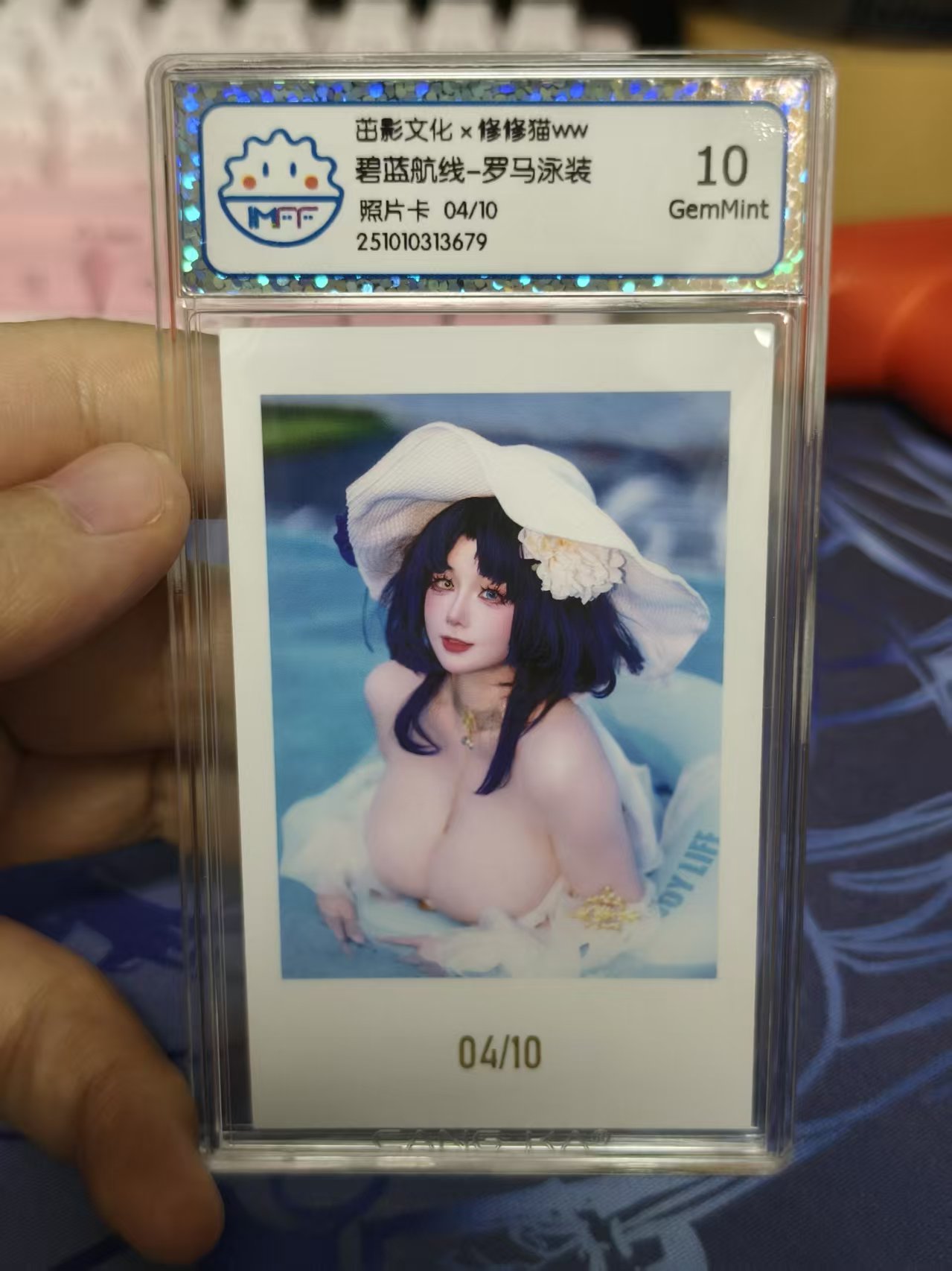 茁影文化 修修猫ww 碧蓝航线 罗马泳装 限编10编 极其霸道的身材 超级大灯 评级卡