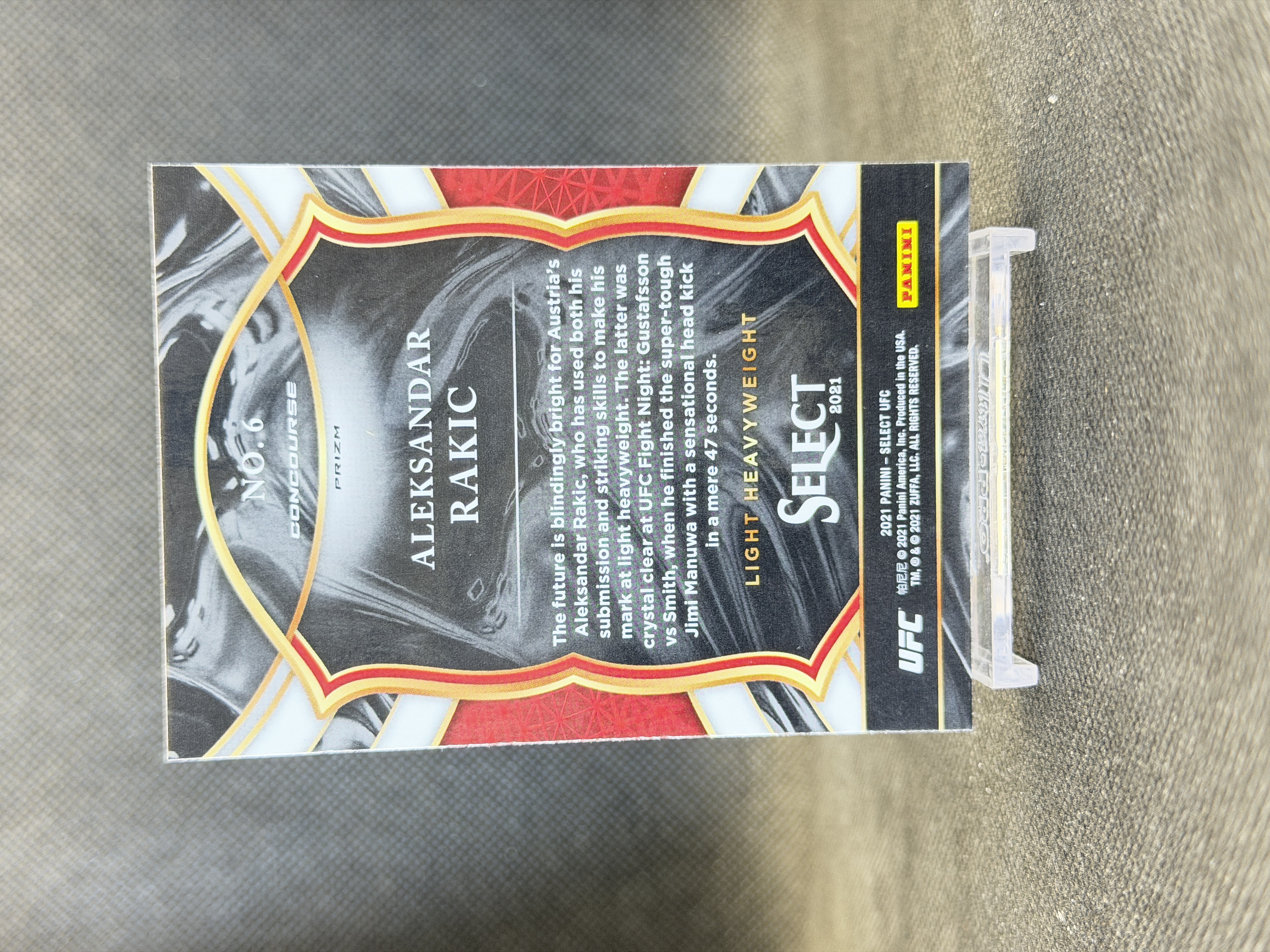 2021 Panini Select Aleksandar Rakic #6 亚历山大·拉基奇 银折