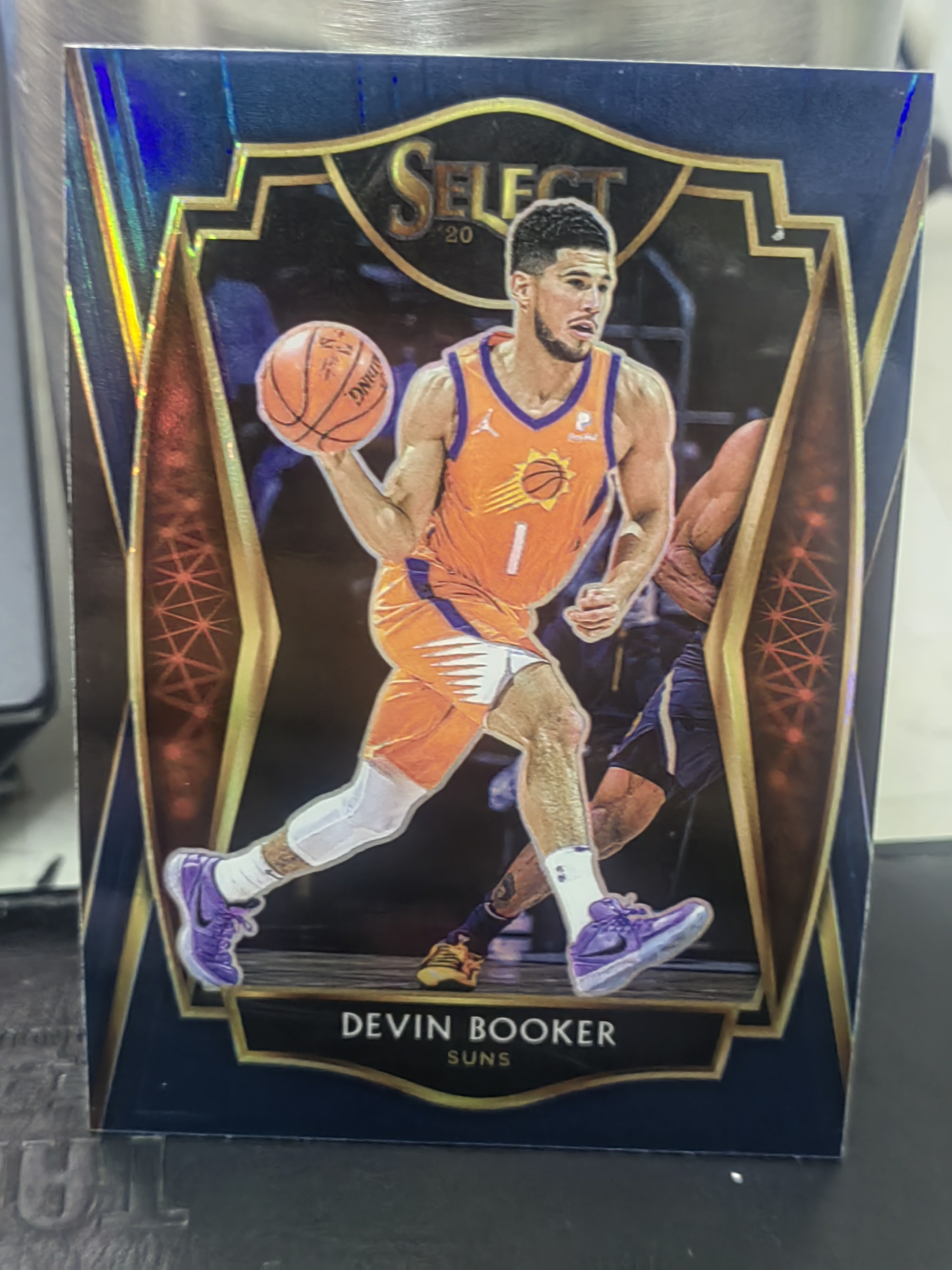 2020-21 Panini Select Devin Booker Select 银折 德文 布克 太阳 篮 白边白角 不保卡品 卡品如图