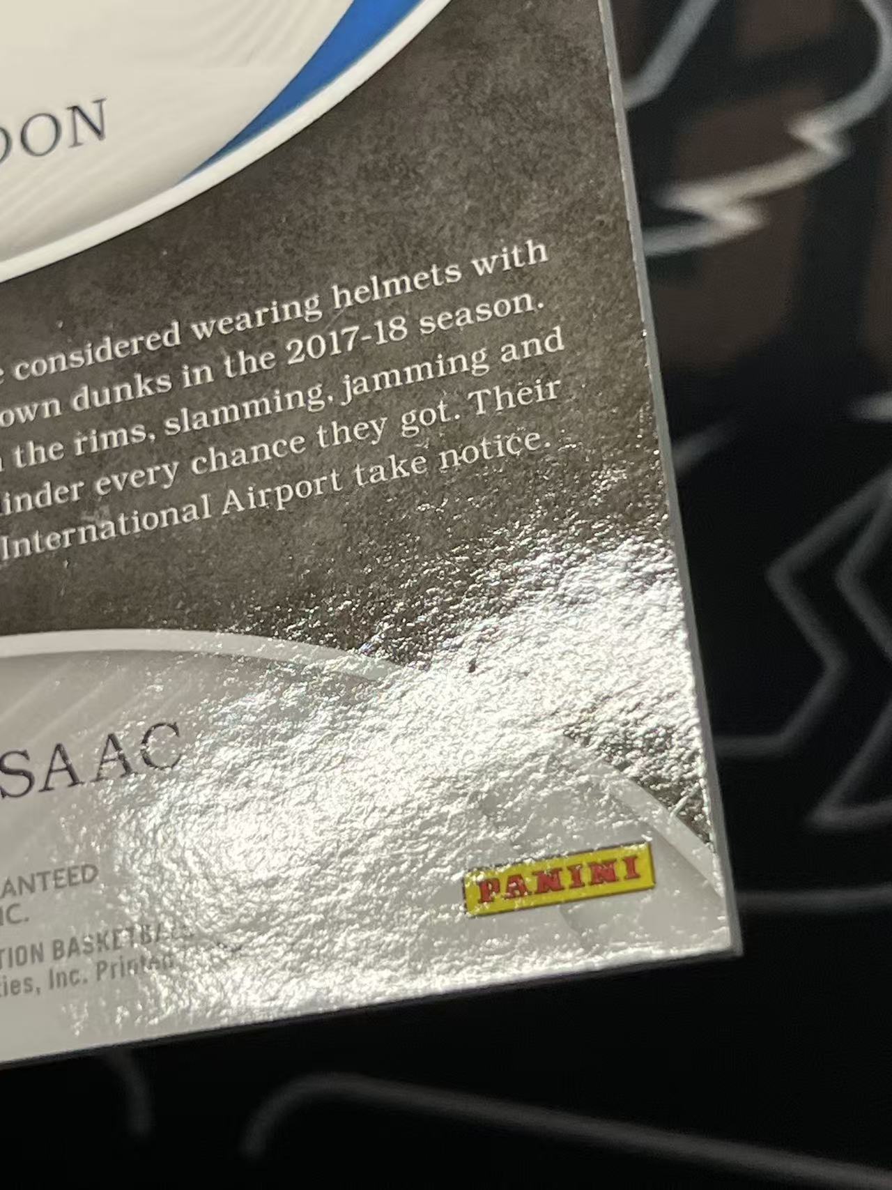 2017-18 Panini Immaculate Aaron Gordon RC 【UTF球星卡】fr4 阿隆 戈登 艾萨克 魔术 新秀 爱咪咪 49编 双人签字 卡签 瑕疵如图