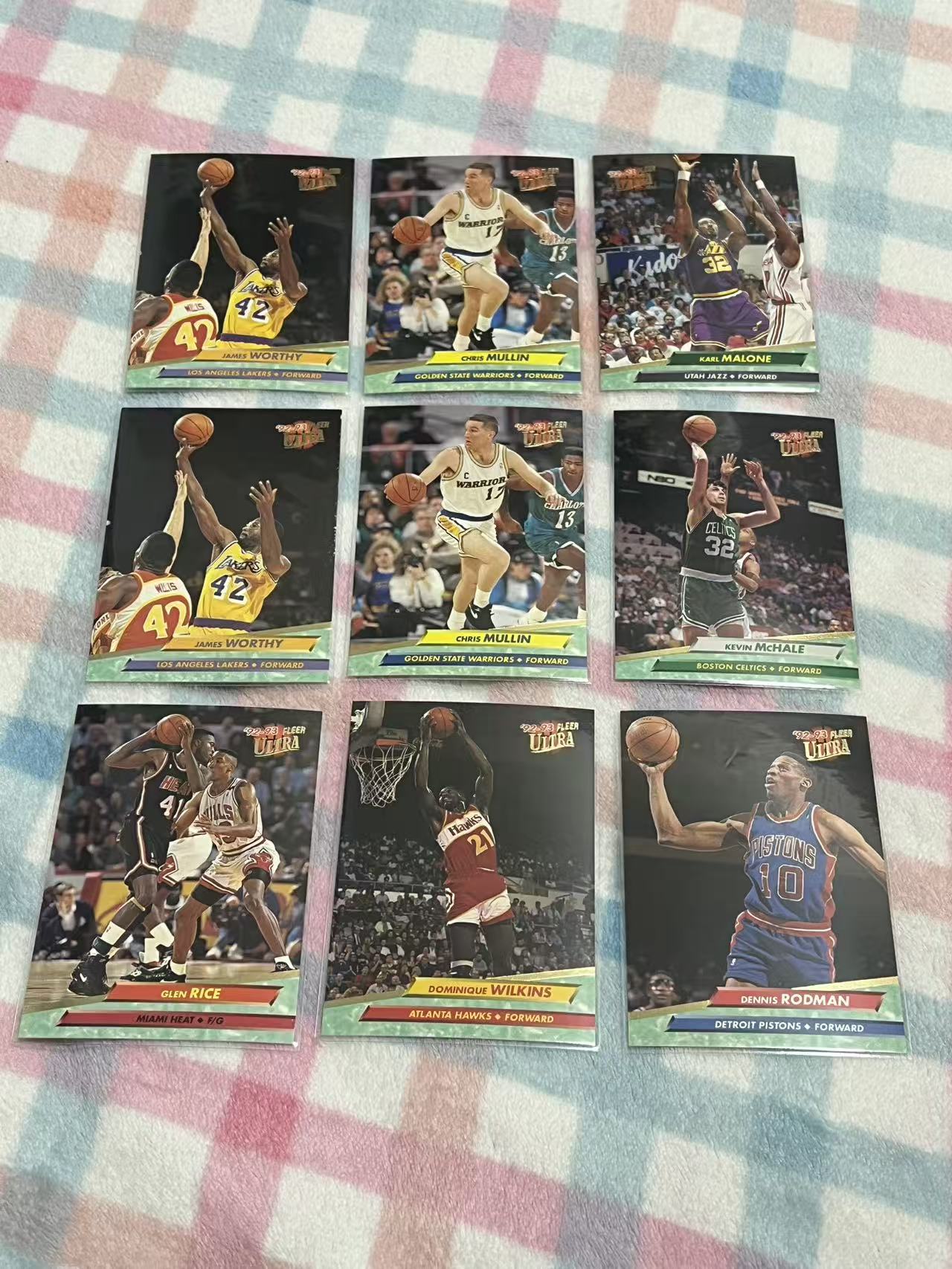 1992 Fleer Ultra 45张打包 奥拉朱旺 雷吉米勒 大卫罗宾逊 以赛亚托马斯 卡尔马龙 斯托克顿 德雷克斯勒等【老卡 老特】#780