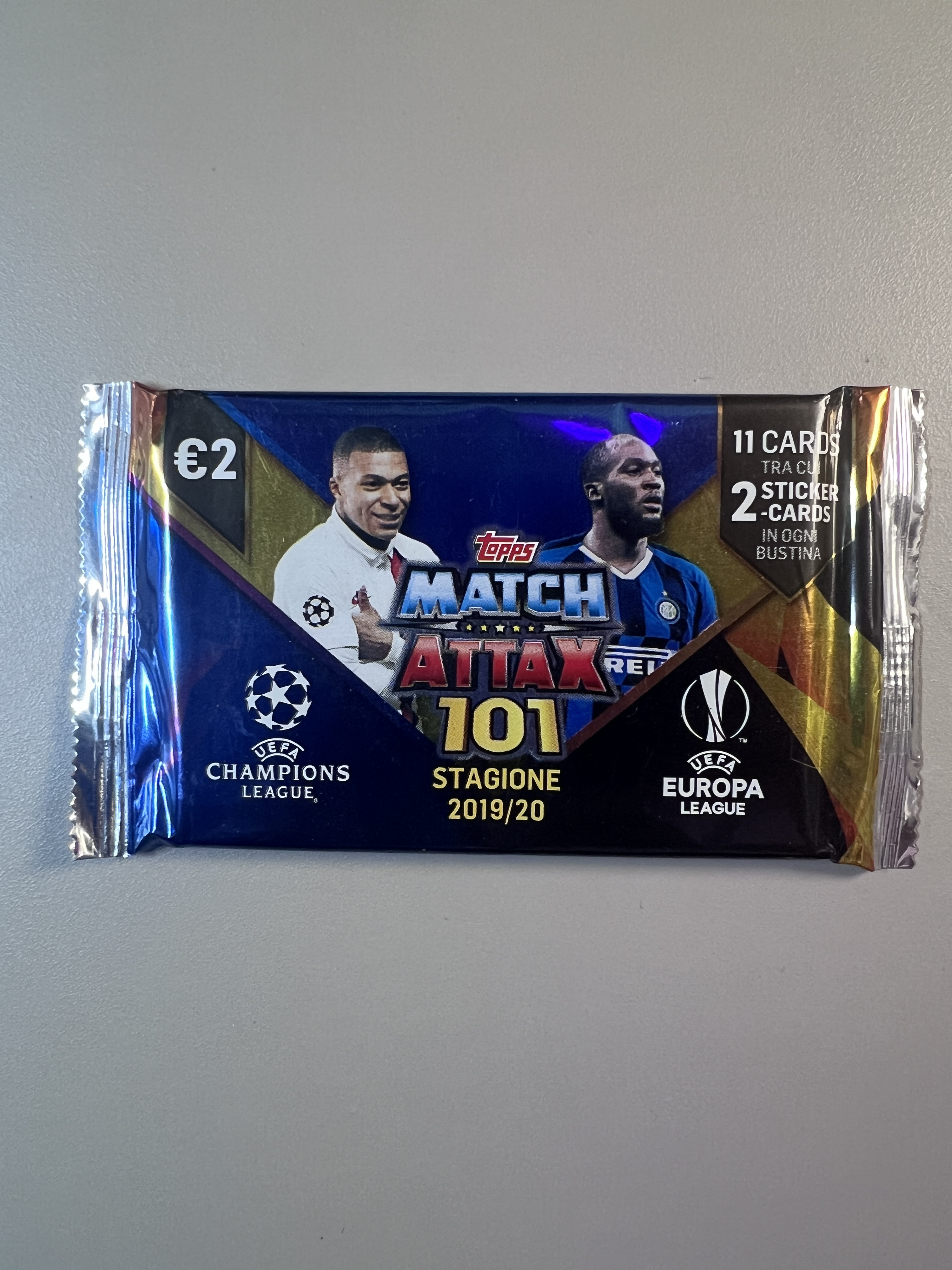 2019-20 Topps UEFA Champions League Match attax Soccer 欧冠欧联游戏版 小肥包系列 国内少见 梅罗 姆总 哈兰德 内马尔，武磊，博特卡，限量卡