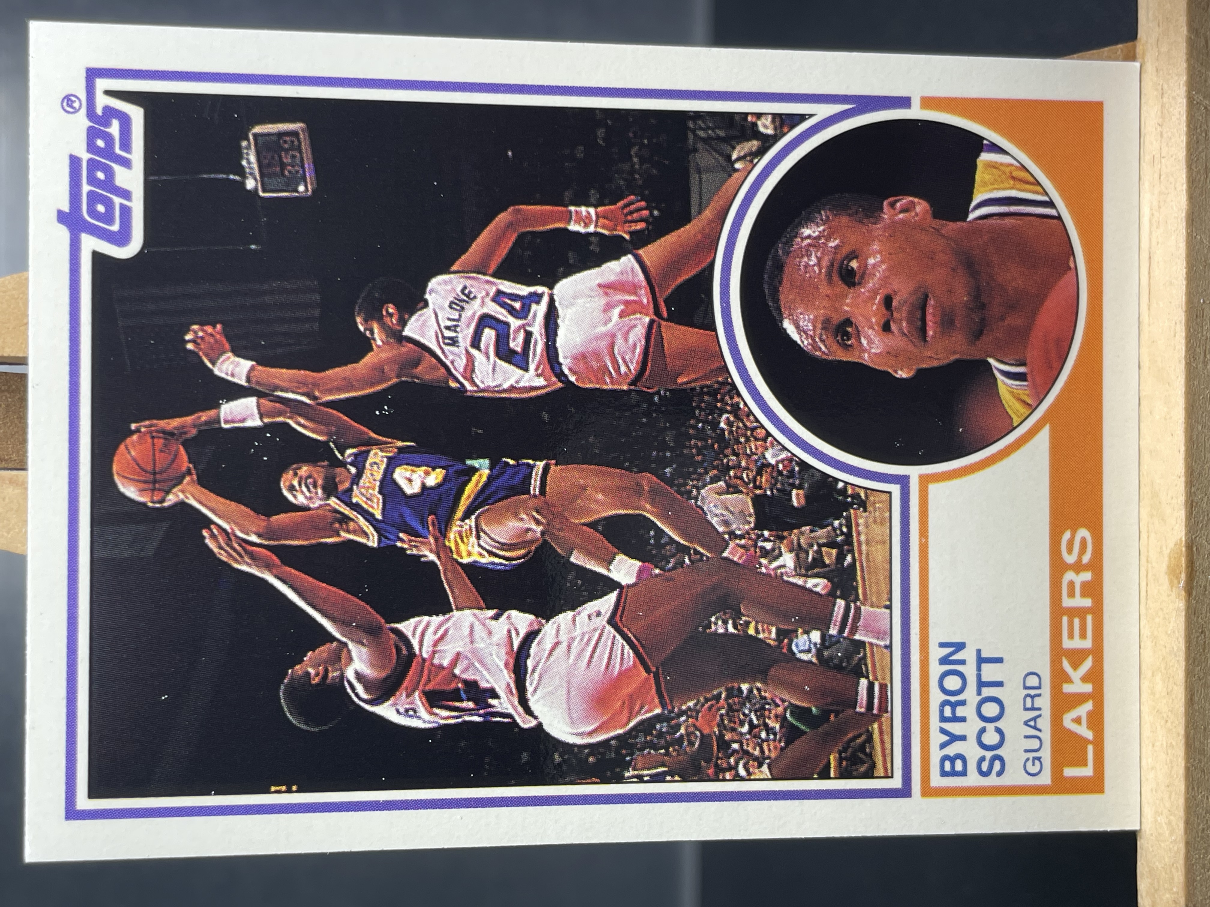 (C2) 1993 Topps 老卡 拜伦 斯科特 近期大热球星 收藏必备 卡面老化 边角暇 ! ! !