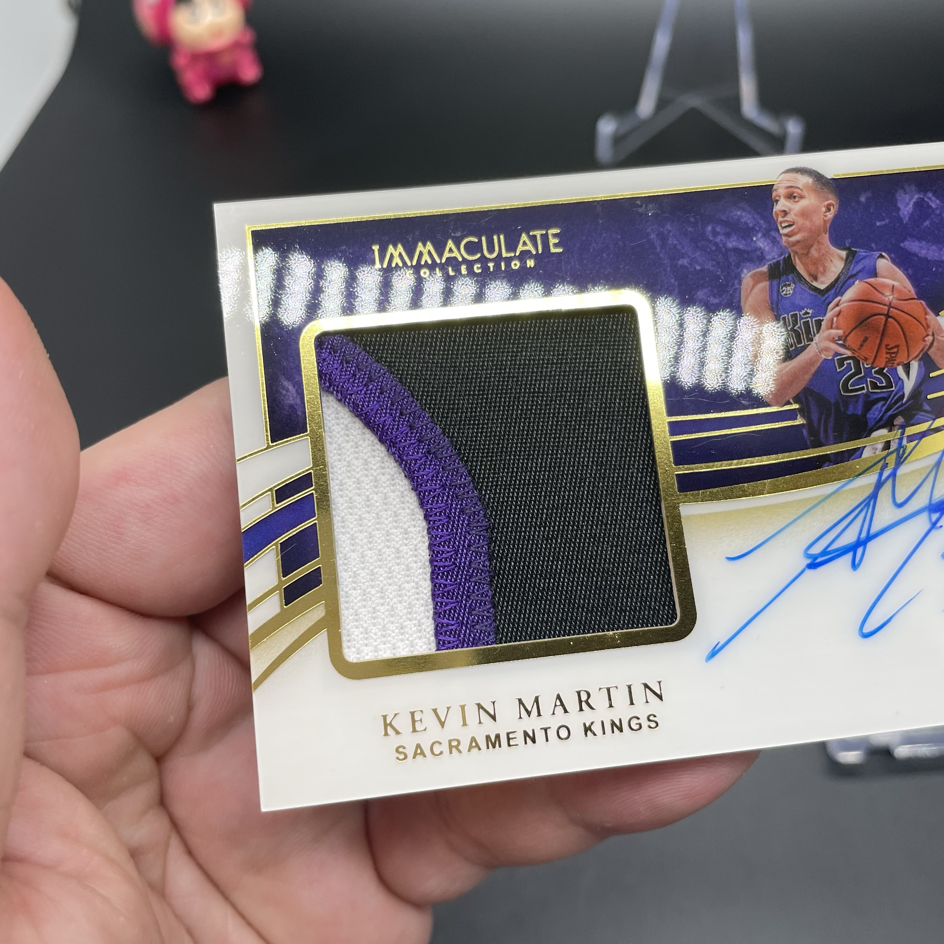 2019-20 Panini Immaculate Kevin Martin 【无界代卖】国王 凯文 马丁 19/50编 PPA 镜面PA 签字 卡签 暴力三色大窗Patch 品墨如图 不累计 Zz