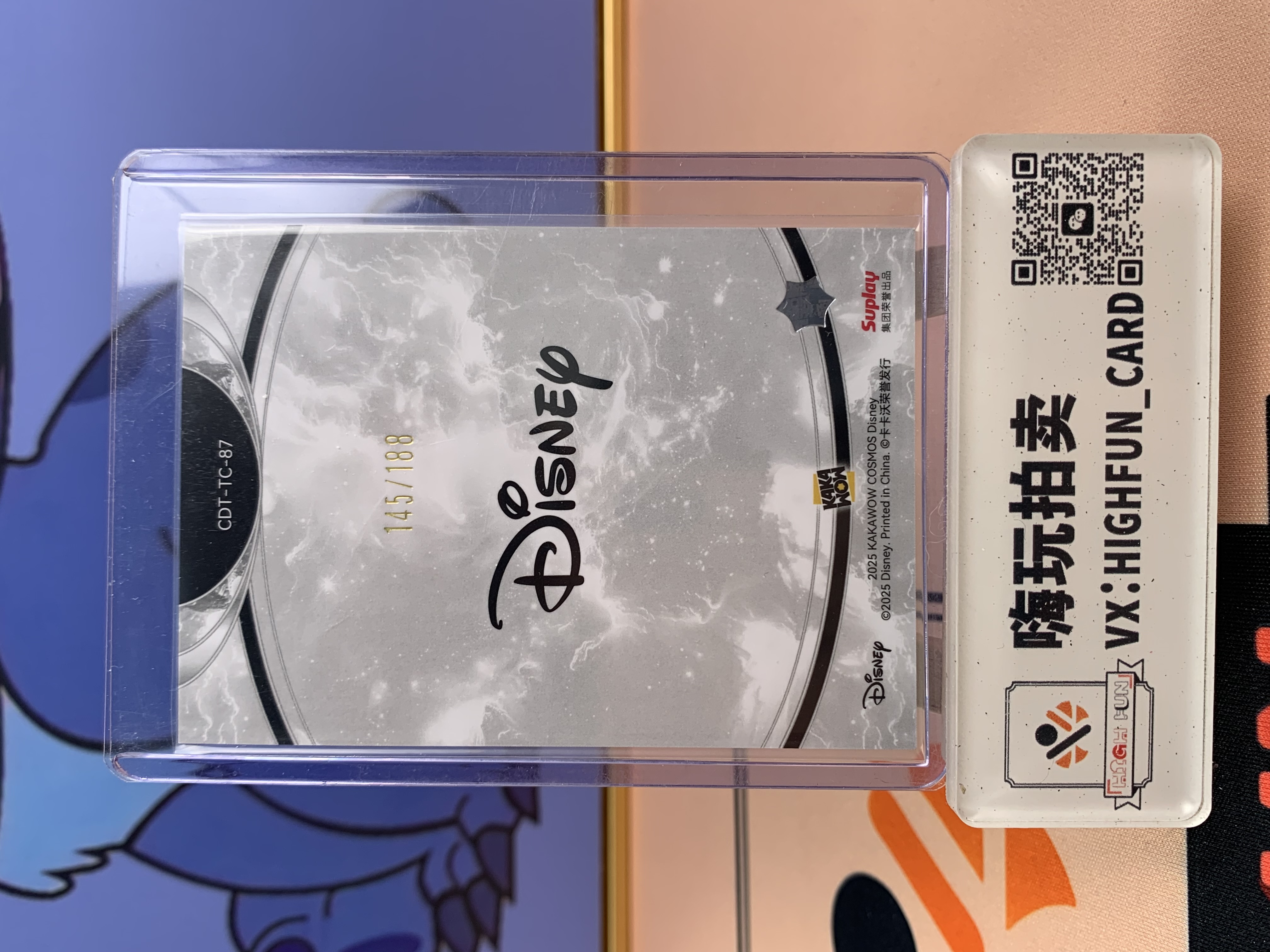 2025 Kakawow Disney 迪士尼cosmos 爱丽儿 chill特卡/188 关联:米奇 米妮 史迪奇 小熊维尼 乐佩 艾莎 贝儿 爱丽儿 topps