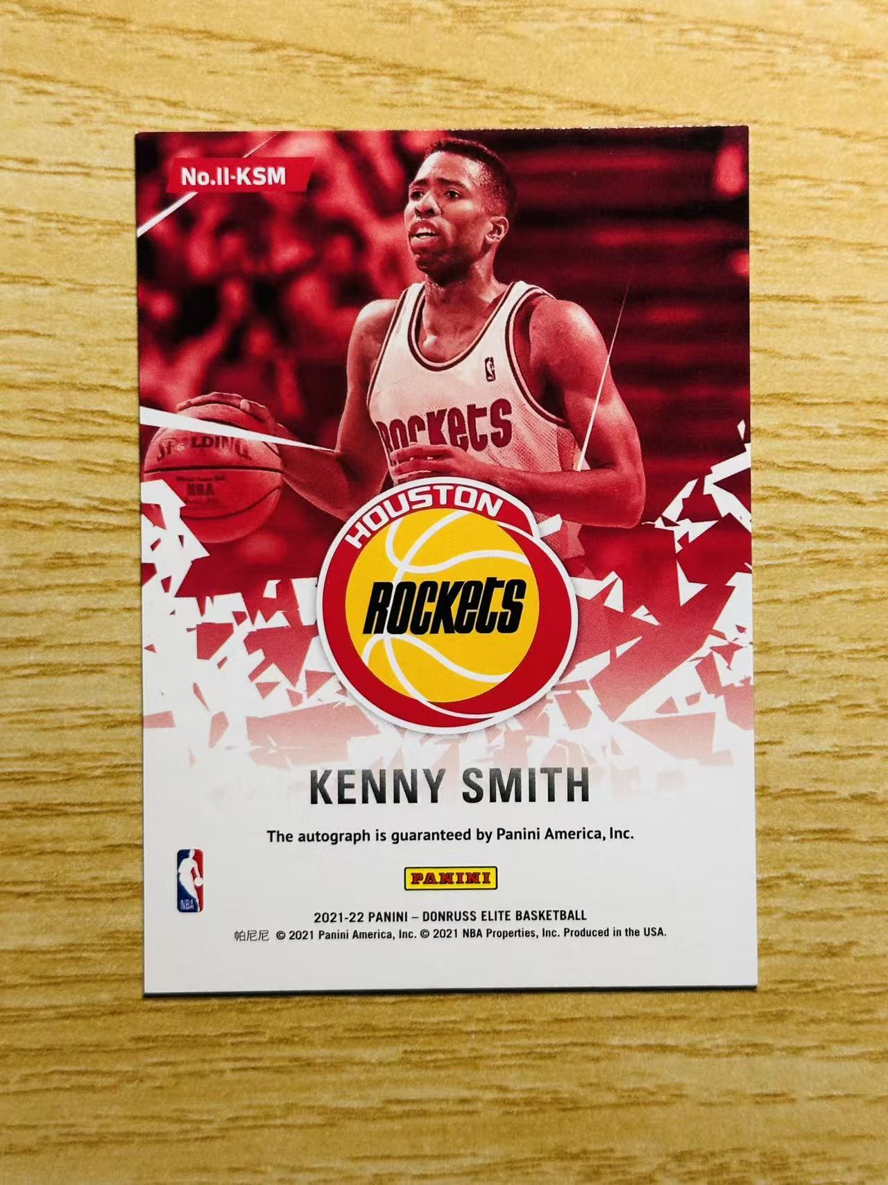 2021-22 Panini Donruss Kenny Smith 嘿嘿代卖 杜蕾斯 精英 肯尼 史密斯 签字 火箭 收藏必备