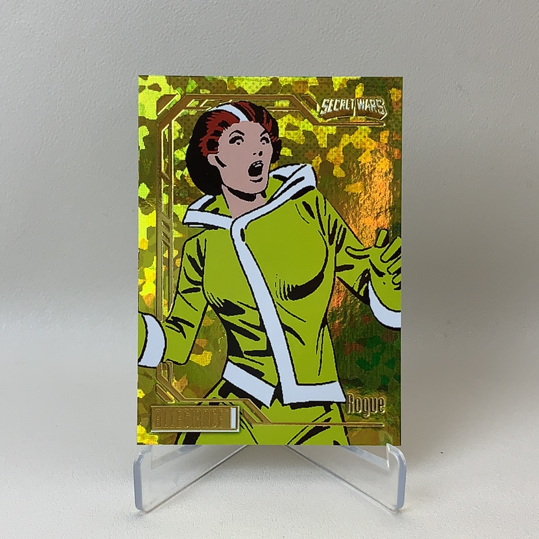 【弈卡代拍】2023 Upper Deck Marvel漫威 Secret Wars 秘密战争 大比例 特卡 黄碎冰折 罗刹女 Rogue 041/149编 品相如图 凑套必备 Mito