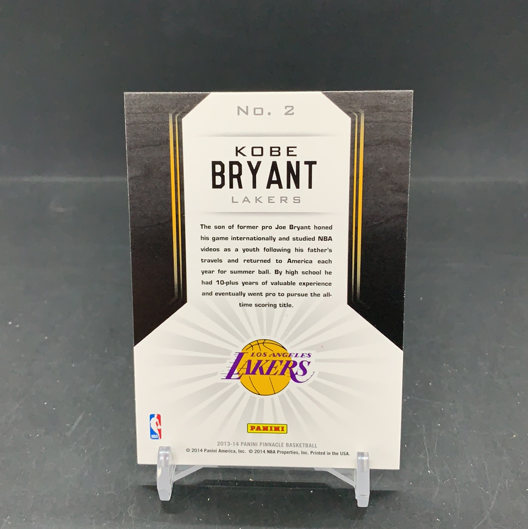 【DC拍卖】11.20. 001 PANINI PINNACLE 巅峰系列 THE NATURALS特卡 经典老特 实卡美如画 kobe 名人堂传奇巨星 湖人王朝领军人物 黑曼巴 科比 布莱恩特