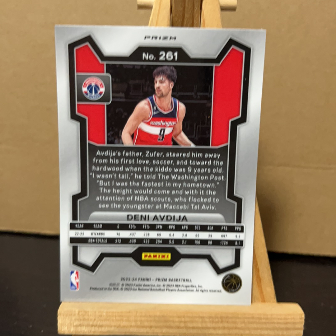 2023-24 Panini Prizm Deni Avdija 阿夫迪亚 奇才 绿折 pz 折射 prizm系列 卡品如图 值得收藏 凑套必备!免费代卖!