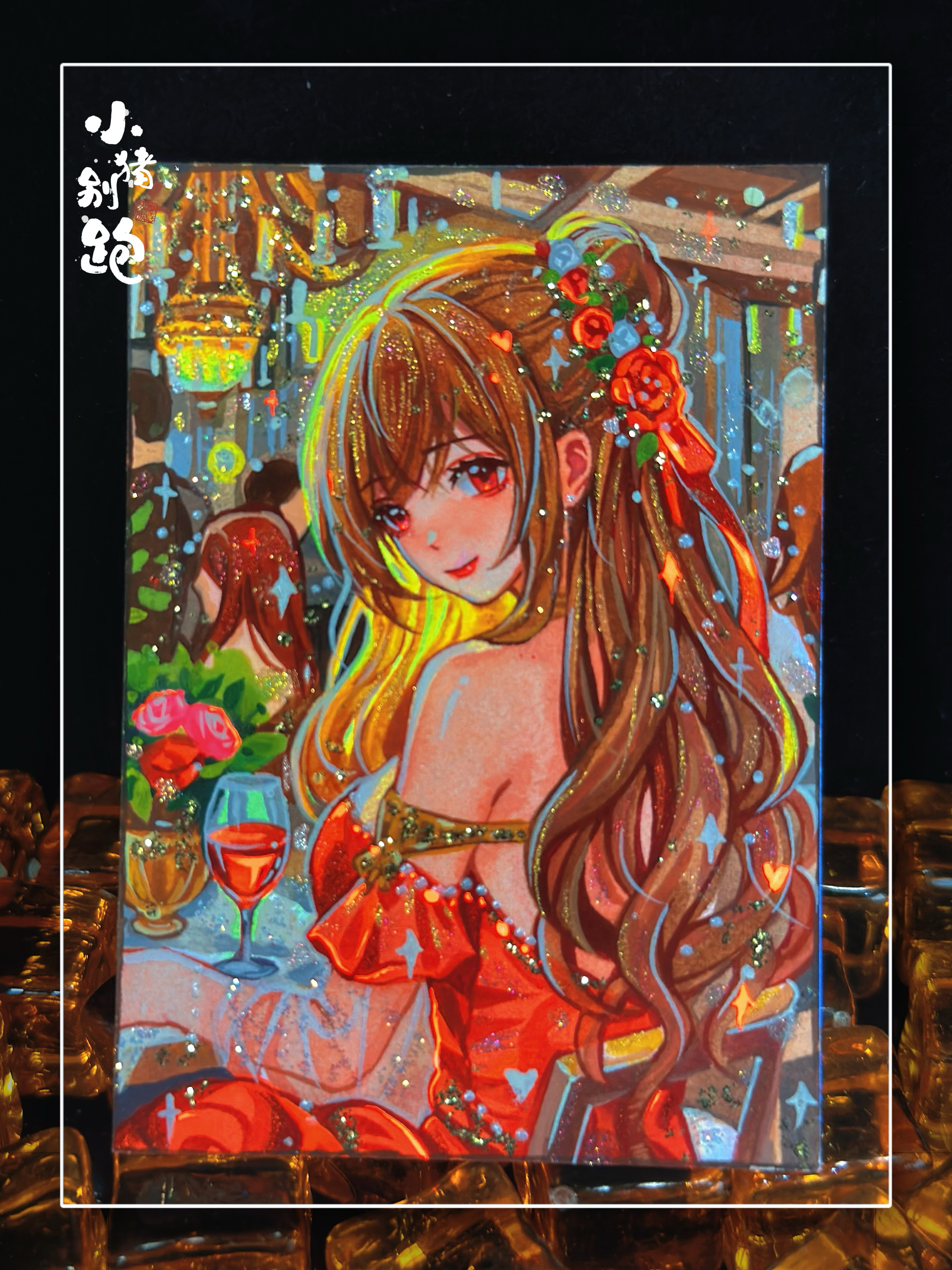 〖小猪别跑hit手绘〗*特效卡【画师:yummy】 工作室详见卡背 1/1 亲签 手绘卡 sketch card 小铺主打精品,喜欢手绘的老板们记得收藏关注哦~!每周三、六晚(不定期上新)