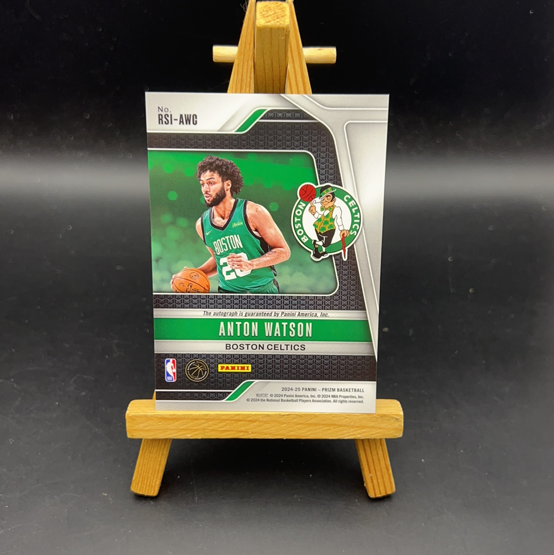 2024-25 Panini Prizm Anton Watson RC 凯尔特人 新秀 安东 沃特森 签字 贴签 正新秀签 RSI