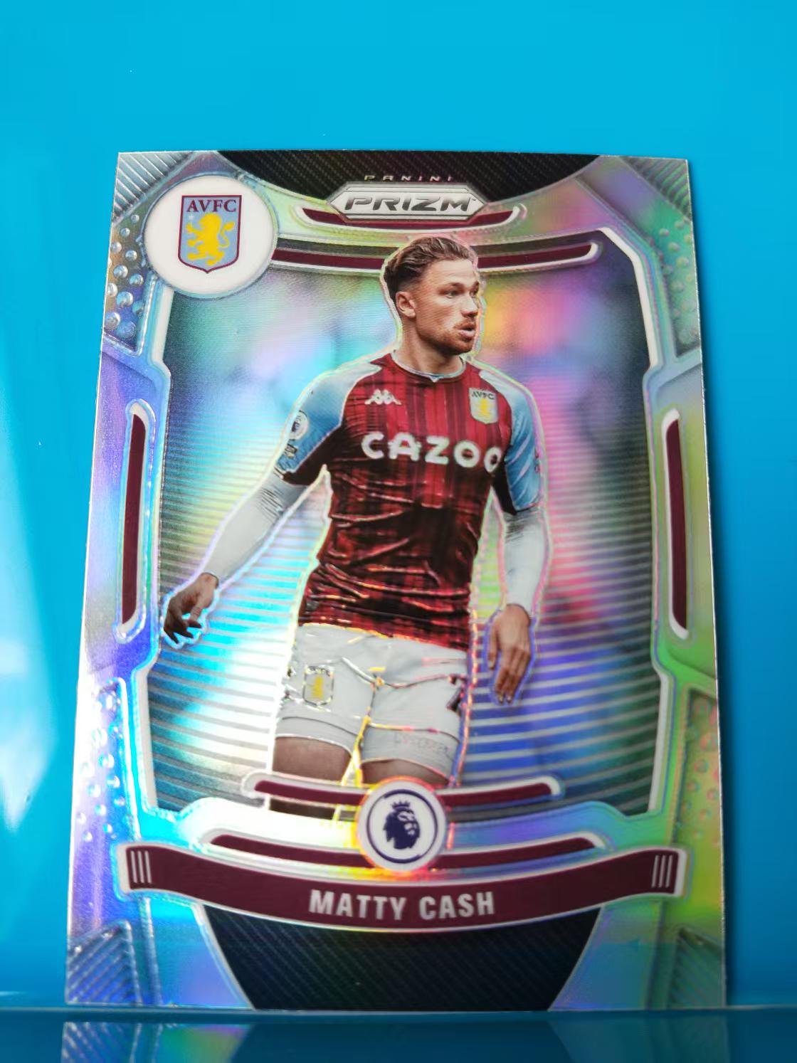 2021-22 Panini Prizm Matty Cash 阿斯顿维拉 马蒂 卡什  银折 英超PZ 卡品如图 W005H