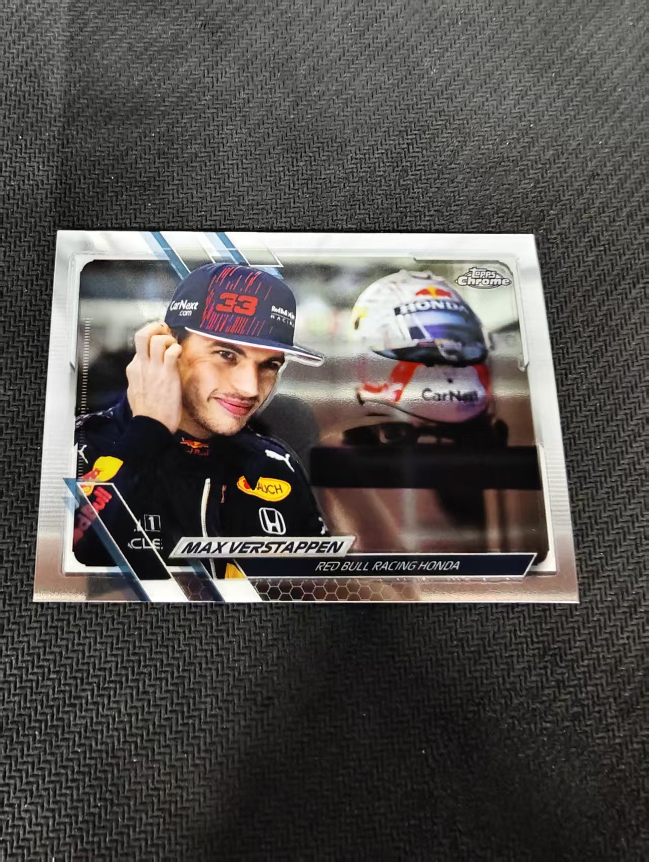 【可合并,不累计】2021 Topps Chrome Max Verstappen F1 维斯塔潘 红牛 划痕 边角瑕疵 #43