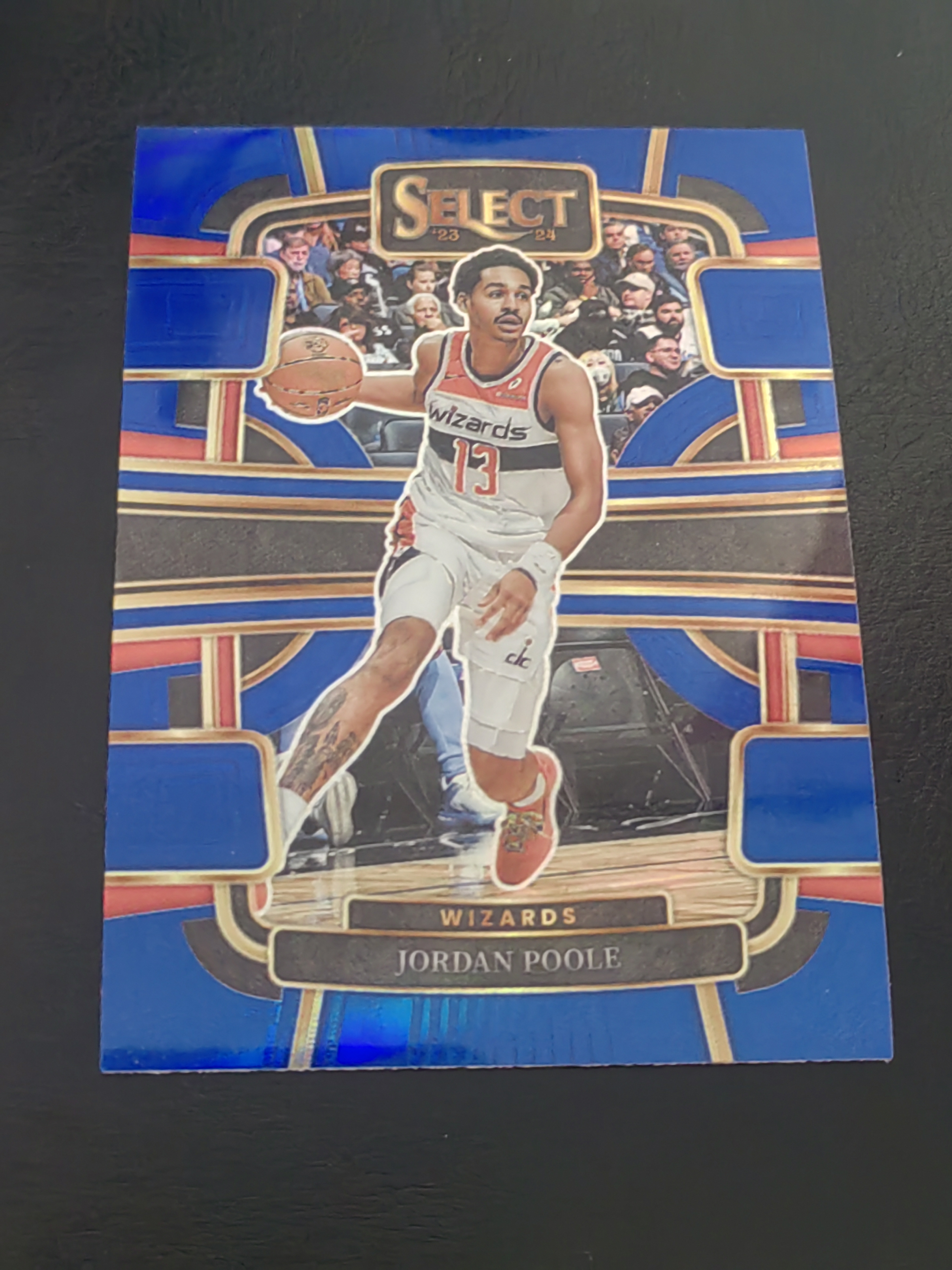 2023-24 Panini Select Jordan Poole SELECT 乔丹·普尔 蓝折 奇才 勇士 鹈鹕 篮 白边白角 不保卡品 卡品如图