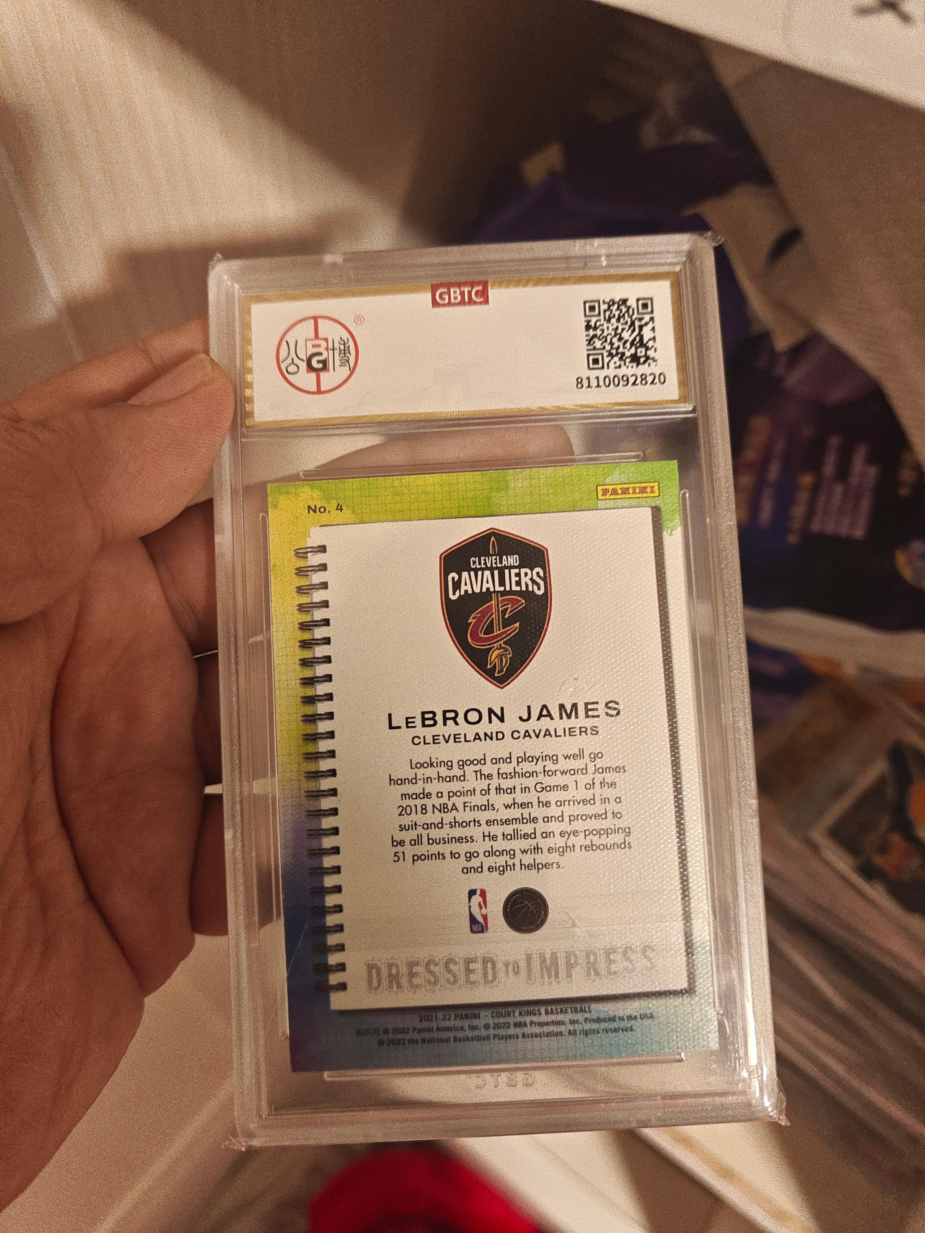 2021-22 Panini Court Kings LeBron James #4 公博9 勒布朗詹姆斯 湖人 走秀 骑士 勒布朗 老詹 小皇帝 油画 詹姆斯