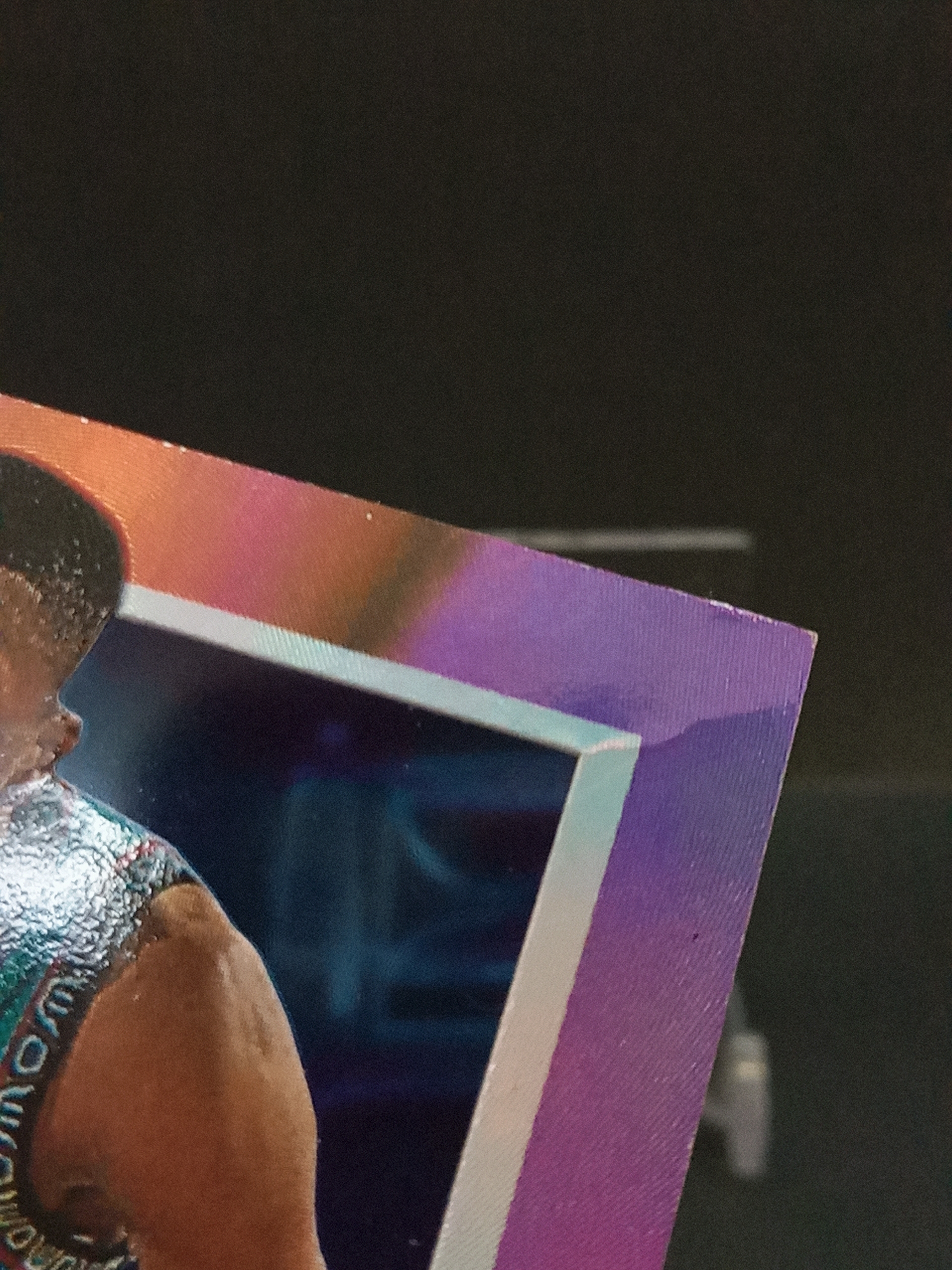 【DC拍卖】9.29小科比(微瑕) `1996-97 Skybox E-X2000 #76 Shareef Abdur-Rahim 谢里夫阿卜杜拉希姆 温哥华灰熊 紫粉渐变胶片折射老球星卡`