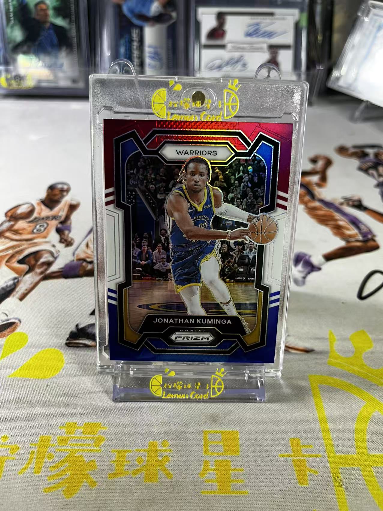 2023-24 Panini Prizm Jonathan Kuminga 【柠檬球星卡拍卖】勇士 乔纳森 库明加 三色折 折射 pz 微瑕如图 #不语