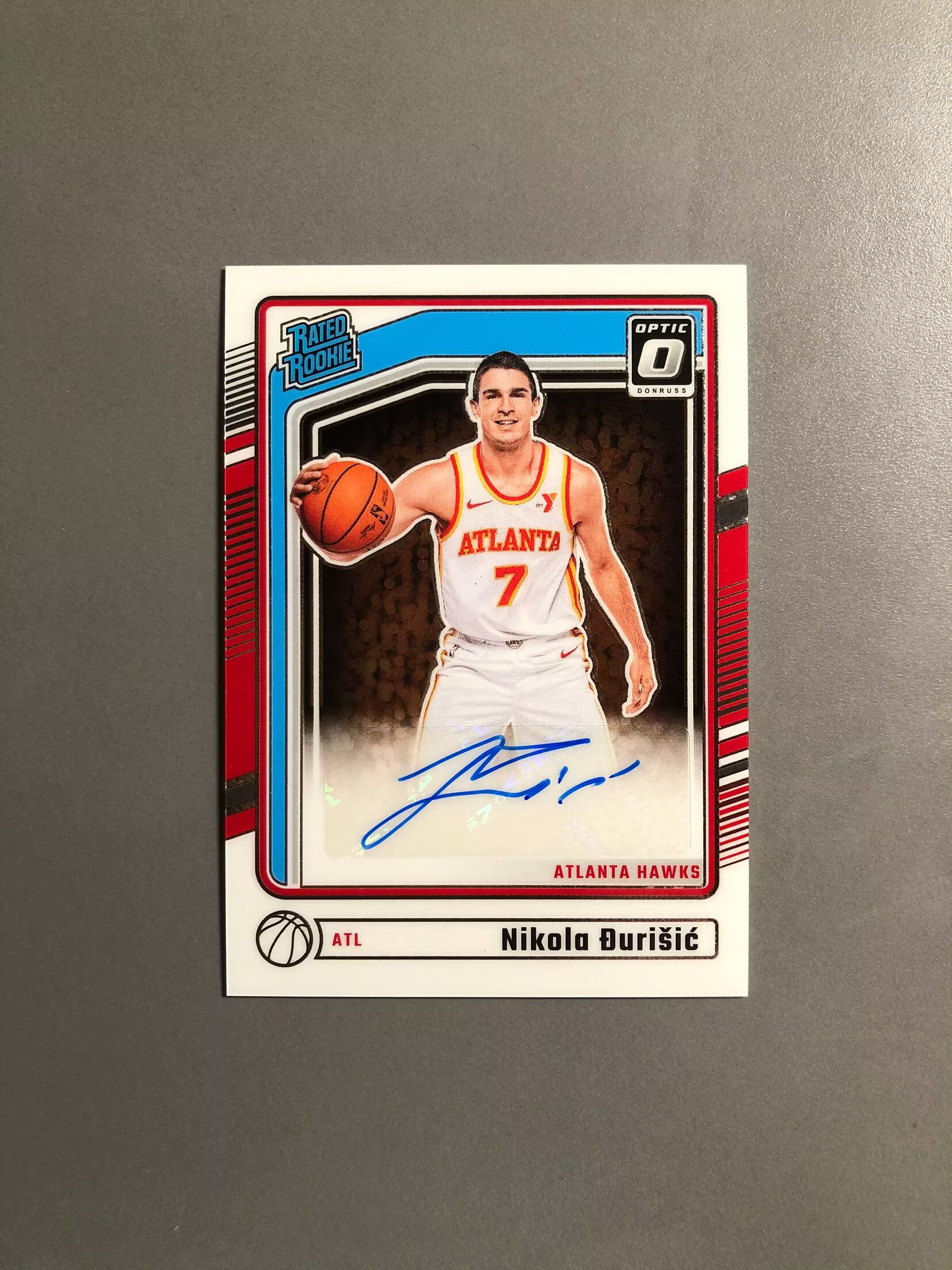 2024-25 Panini Donruss Optic Nikola Đurišić RC 杜蕾斯 OP 尼古拉·久里希奇 老鹰 新秀 RC 签字 贴签 新秀签 实卡好看 卡品如图 可累计KH041