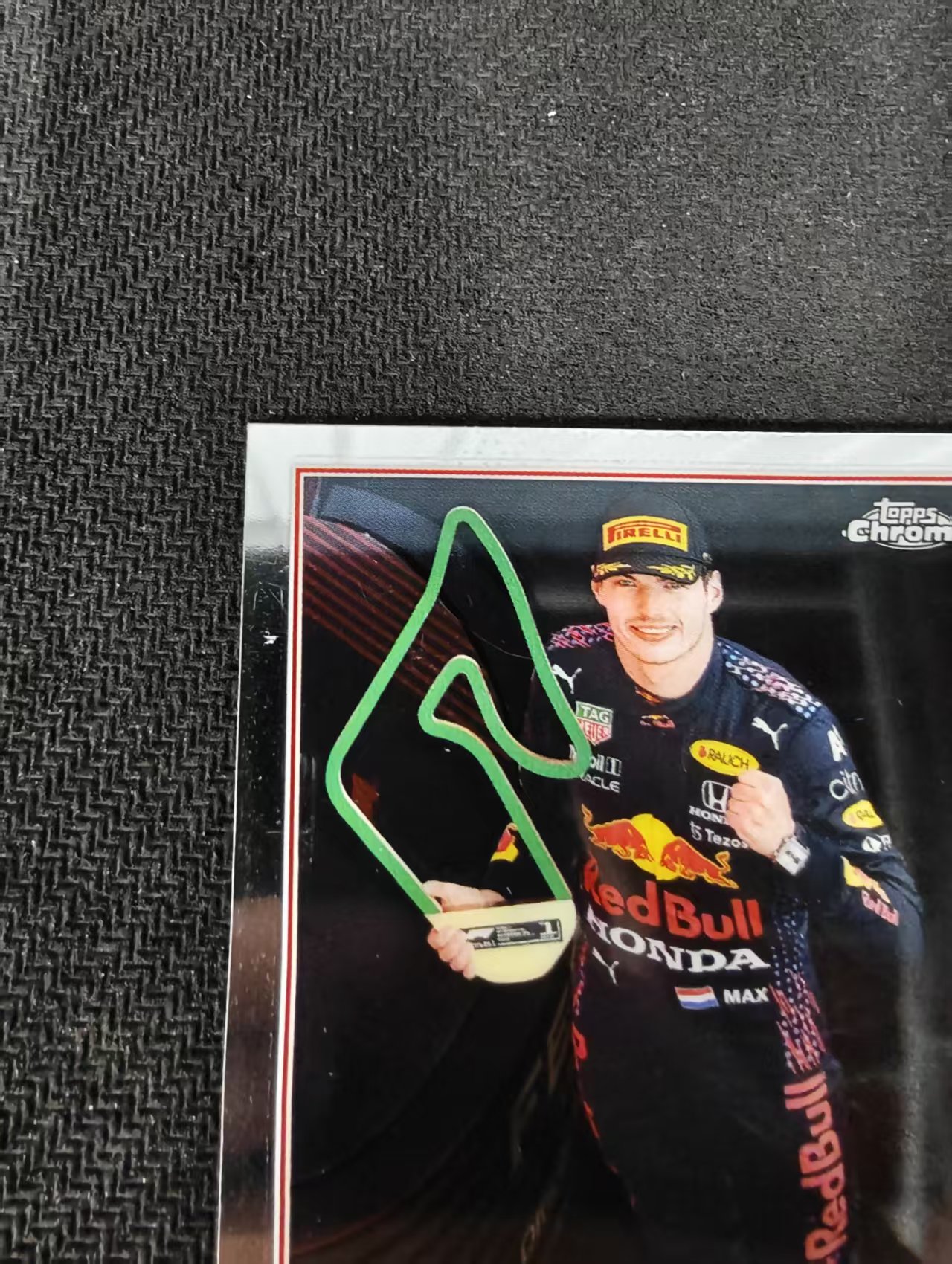 2022 Topps Chrome F1 Max Verstappen 维斯塔潘 红牛 划痕 边角瑕疵 #158