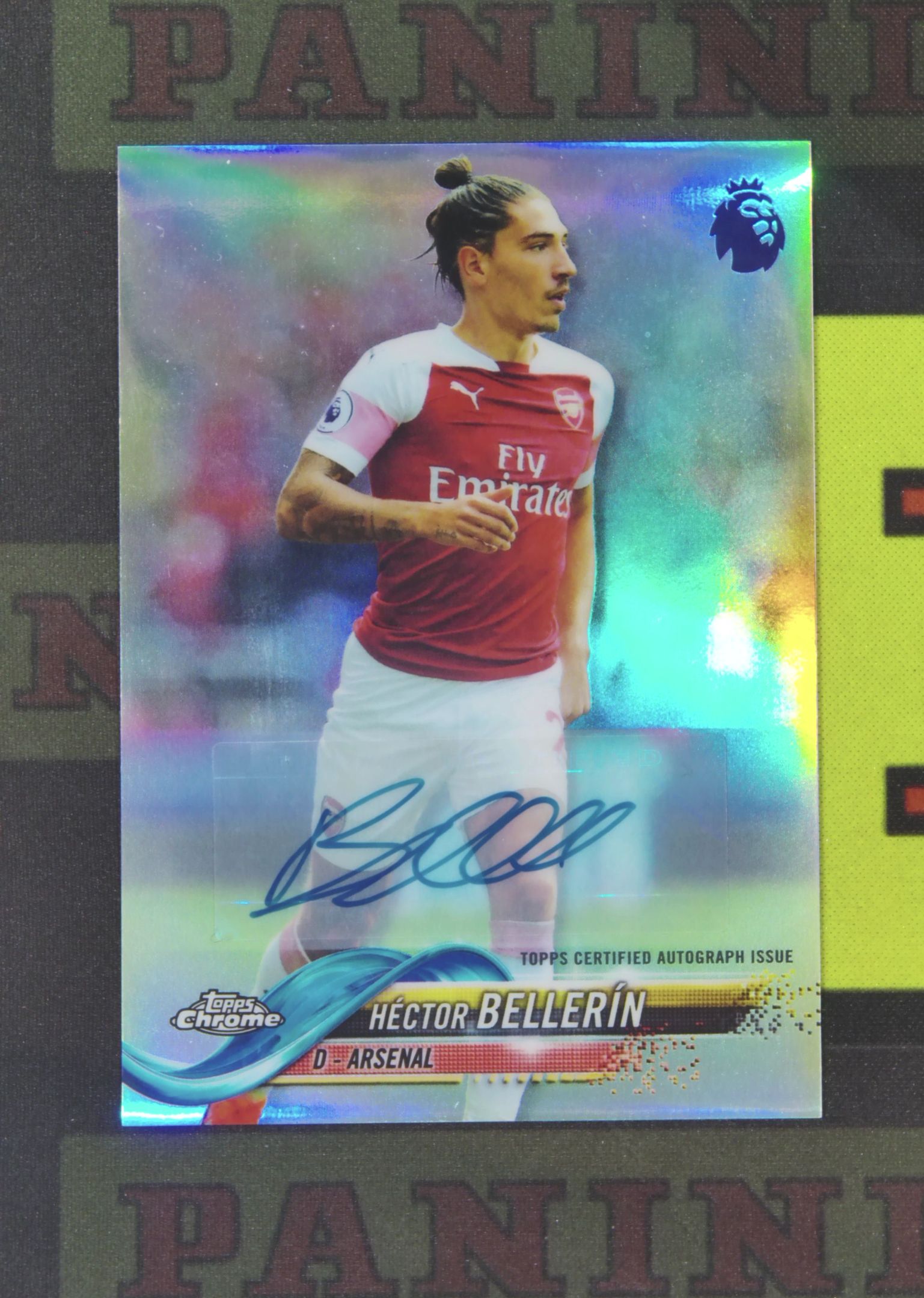 2018-19 Topps Chrome Hector Bellerin Nirvana Project 埃克托 贝莱林 阿森纳 签字 银折 折射 英超 TC 卡品如图 收藏必备 zz001