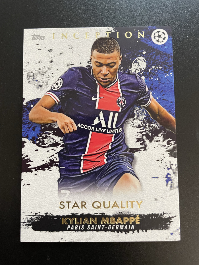 2021 Topps inception Kylian Mbappe 【hellfire拍卖】topps 盗梦空间系列元年 巴黎 法国 姆巴佩 jjj