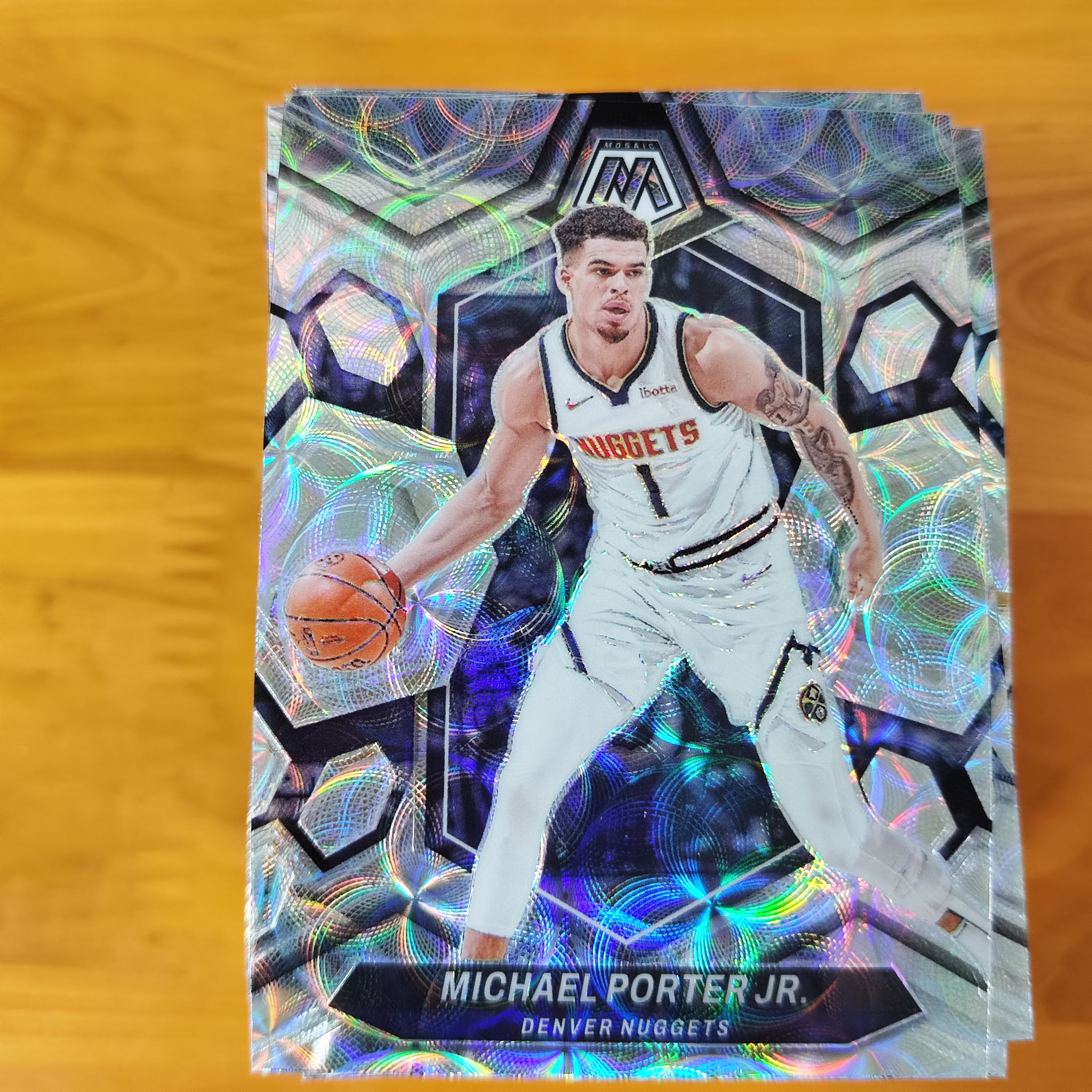 2023-24 【HADE拍卖-小卡之家】 Mosaic Michael Porter Jr. 波特  圈圈折   单卡base 卡品如图 A59