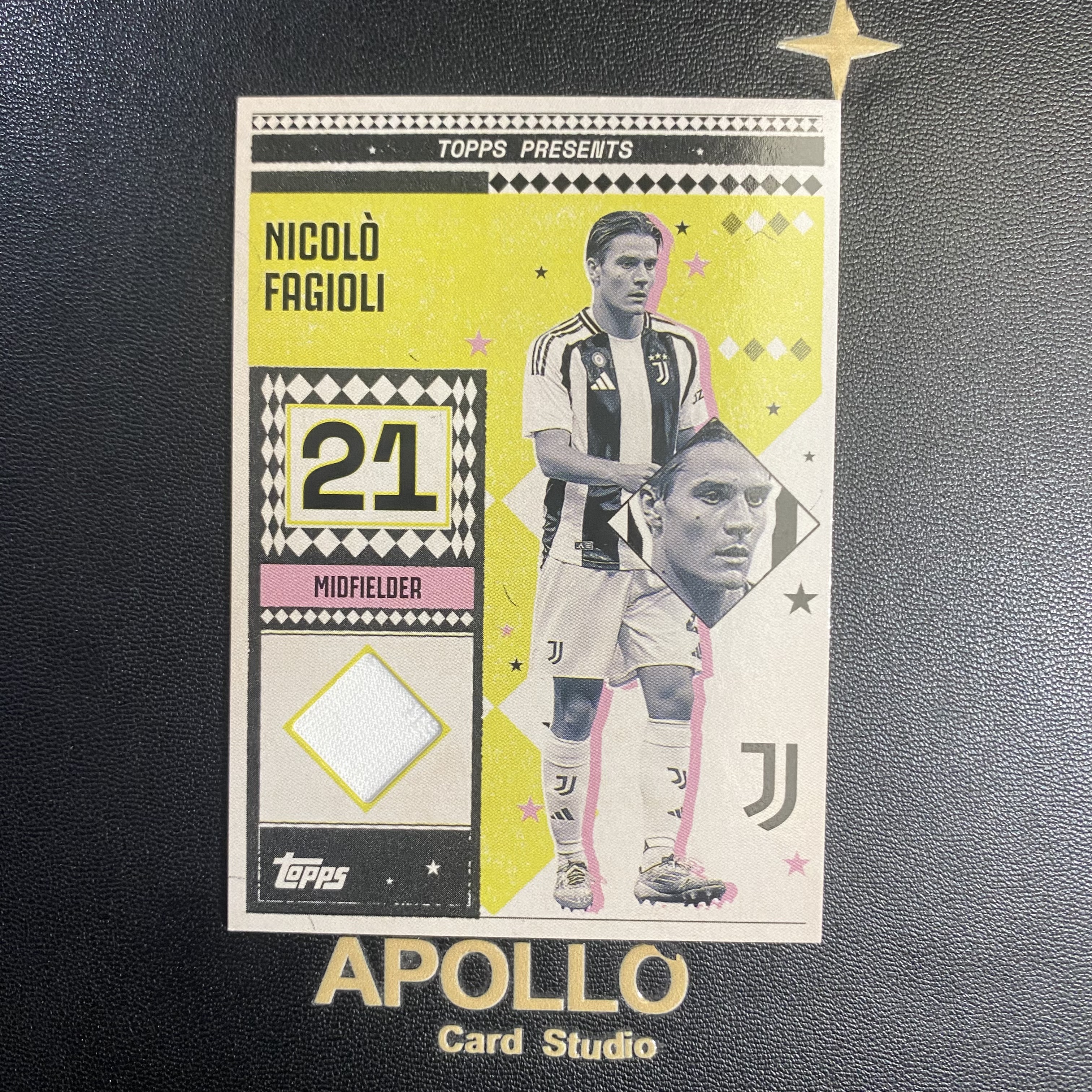 2024-25 Topps Team Set Nicolò Fagioli 法乔利 尤文图斯队盒 球衣 切割 物料 卡品如图 -枫