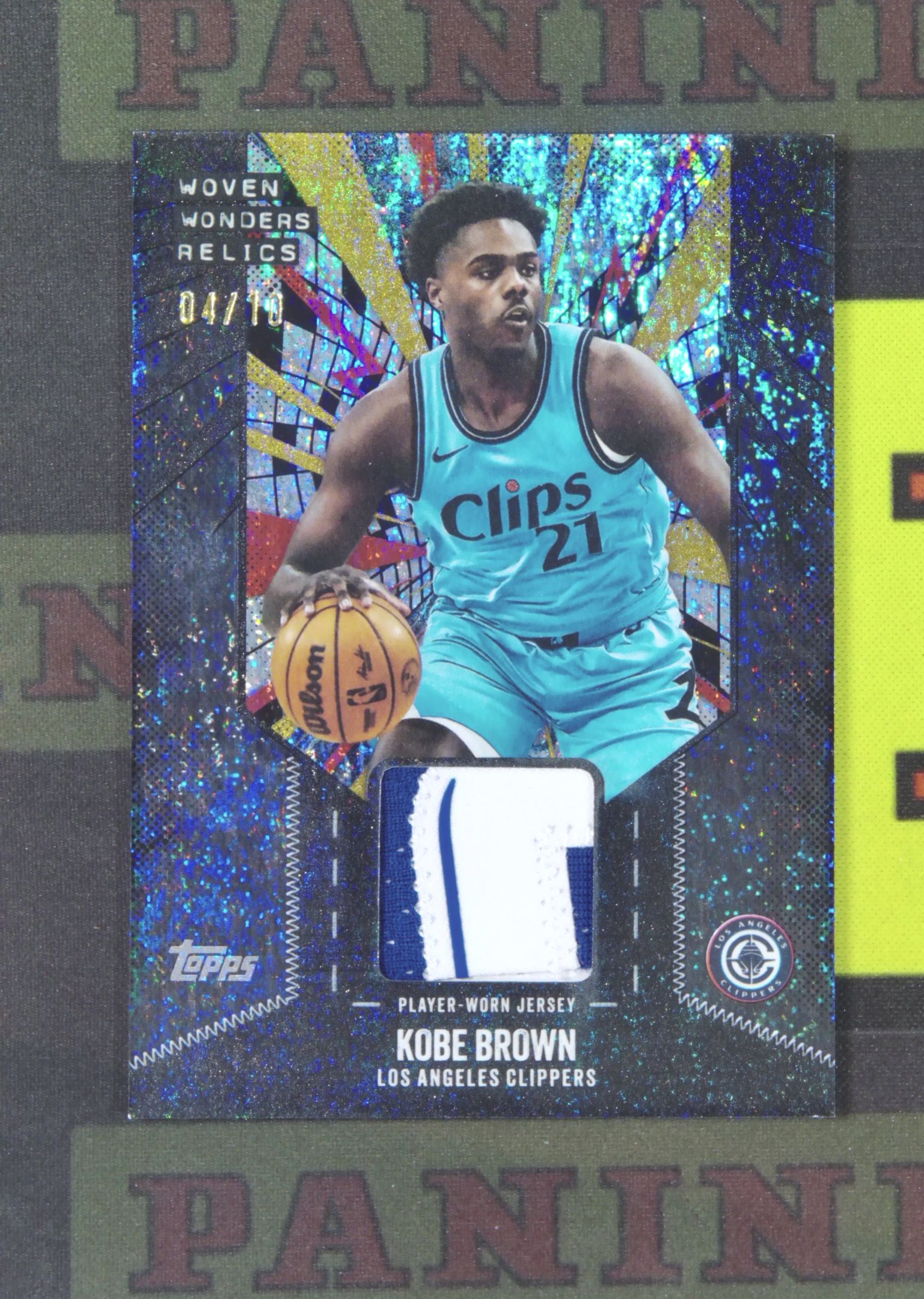 2025-26 Topps Flagship Kobe Brown Nirvana Project 科比 布朗 快船 04/10 球衣物料 Patch 亲穿 黑折 折射 卡品如图 收藏必备 吴¥