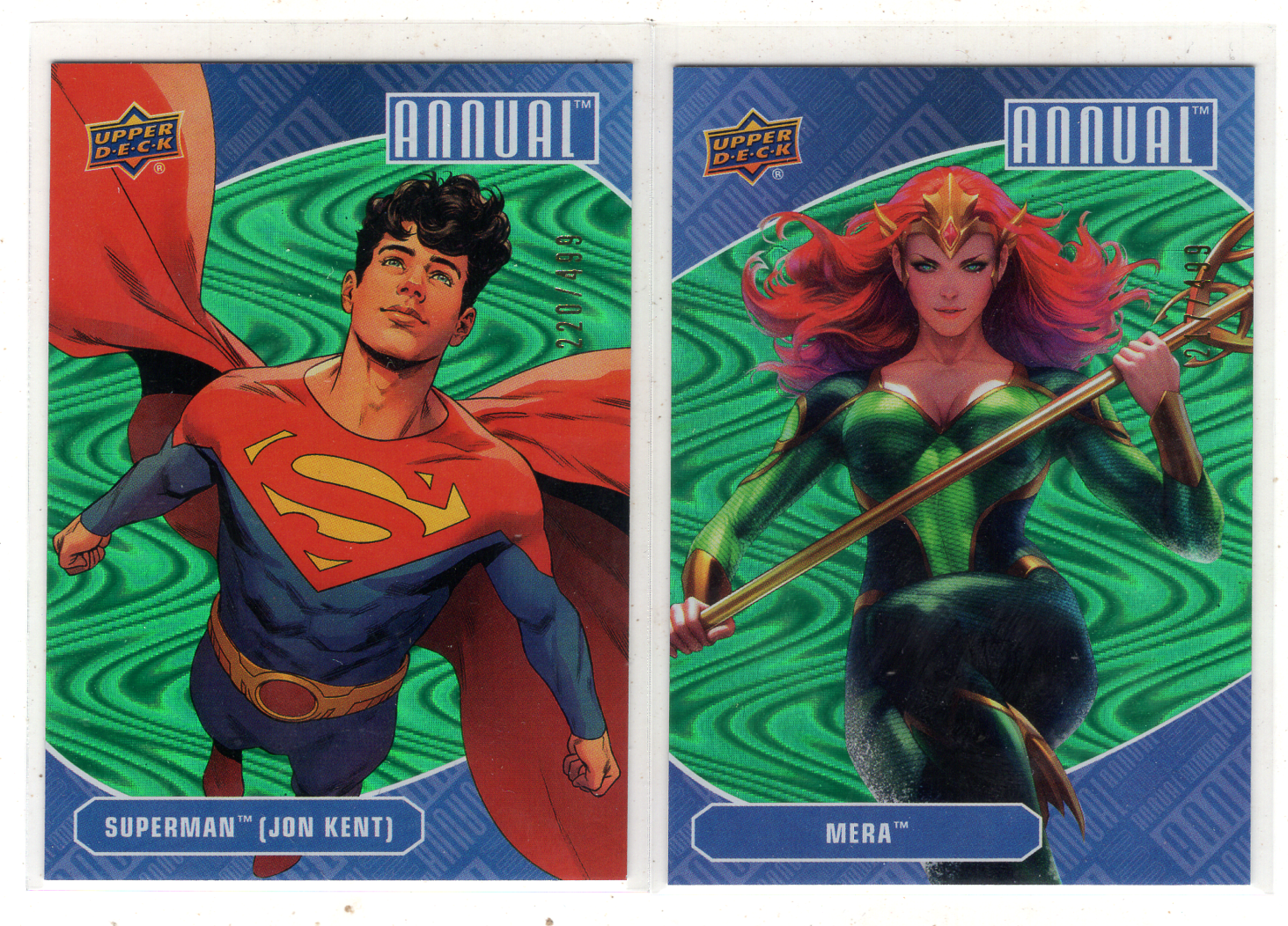 【来拆波卡】2024 Upper Deck Marvel(MCU)漫威 Annual 年鉴 Superman Mera 超人 湄拉 绿变形虫折 499编 zhang