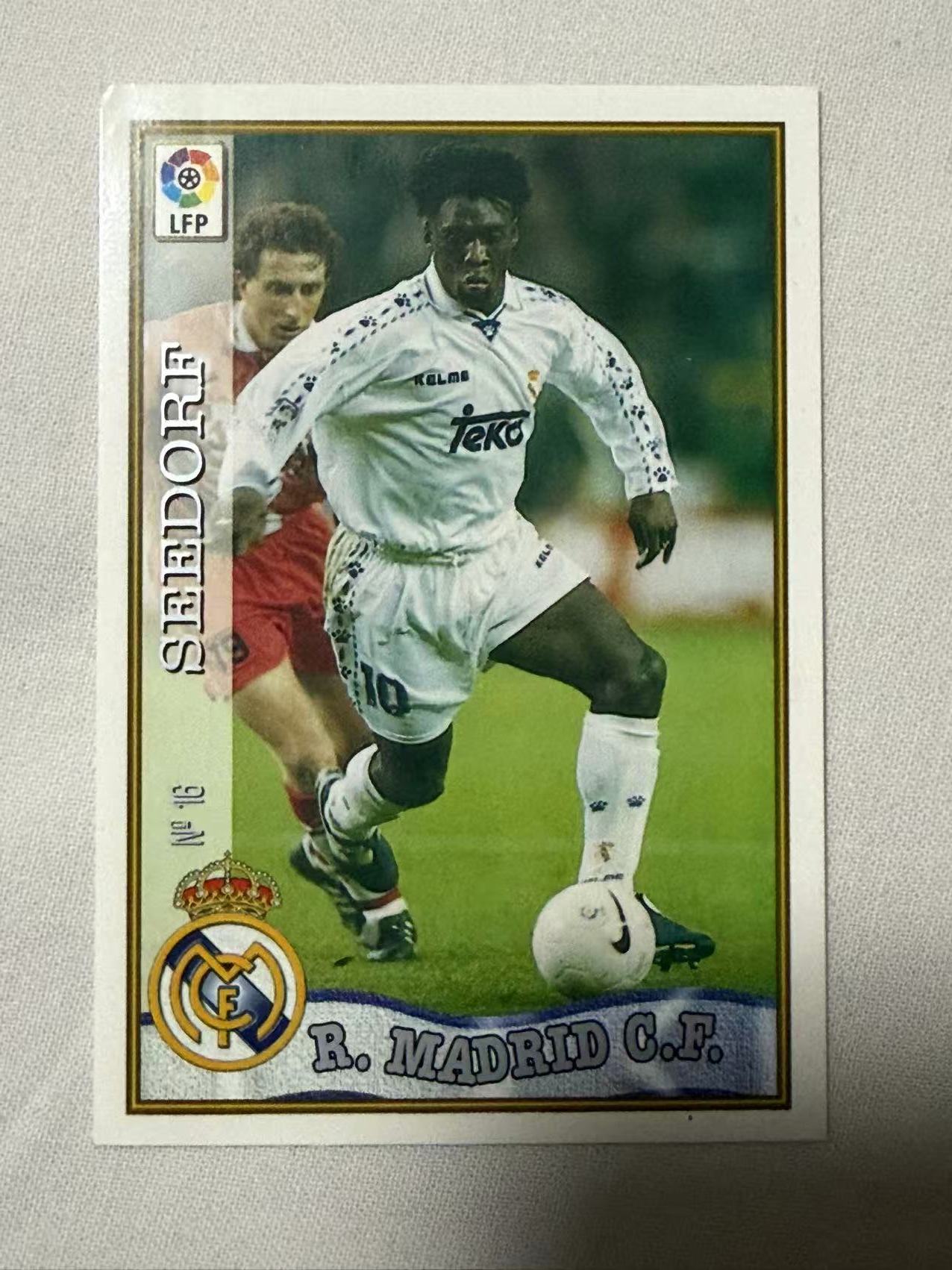 1997-98 MC 西甲 Clarence Seedorf 【mxn拍卖】西多夫 28年老卡 有一个交微瑕 荷兰 AC米兰 国际米兰 皇马 阿贾克斯 桑普多利亚 不发到付